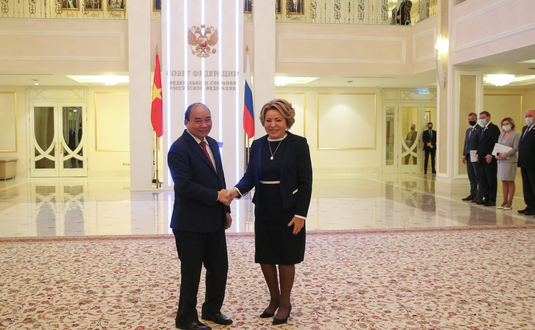 Председатель Совета Федерации Валентина Матвиенко встретилась с Президентом Социалистической Республики Вьетнам Нгуен Суан Фуком