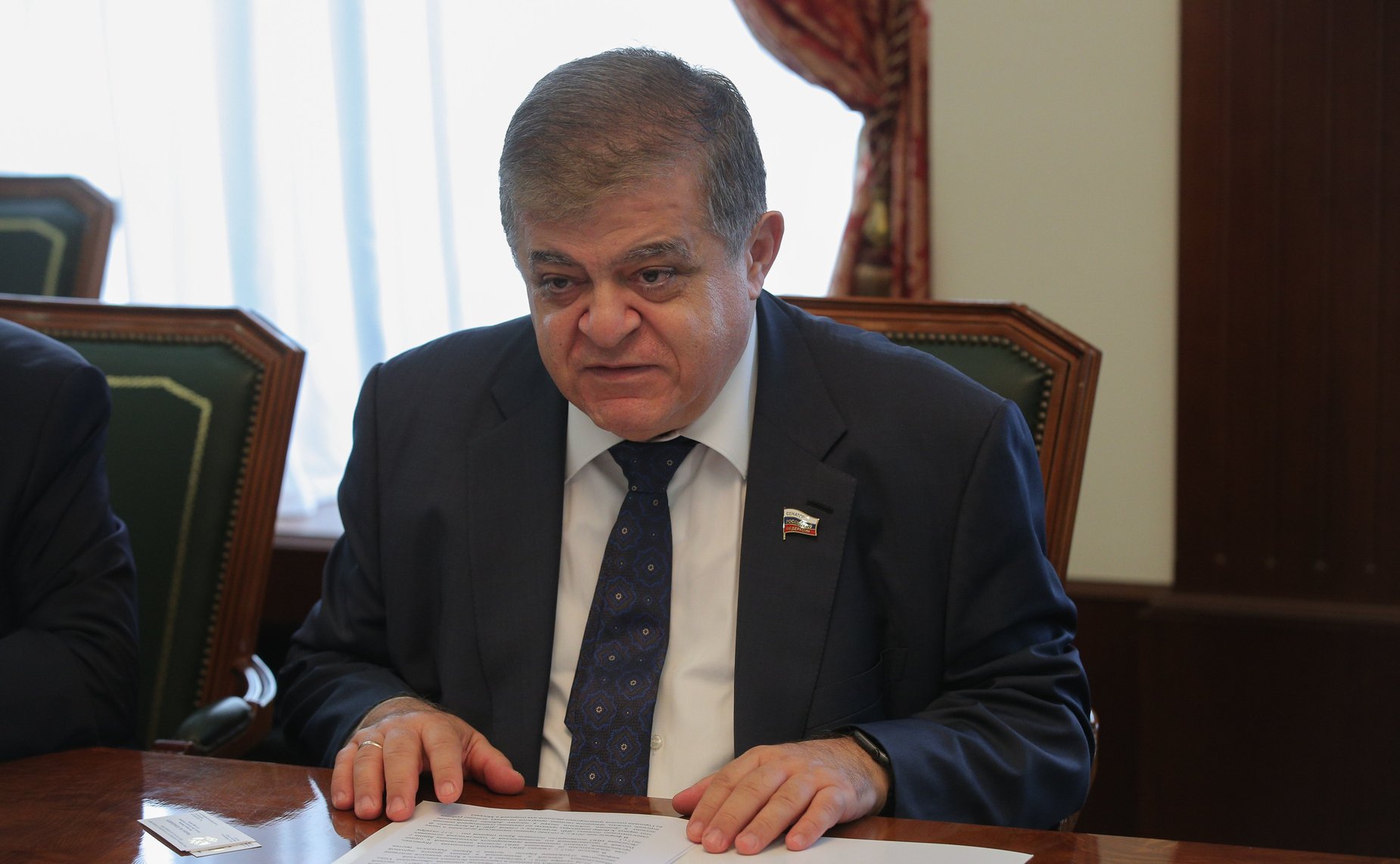 Первый заместитель председателя Комитета СФ по международным делам Владимир Джабаров