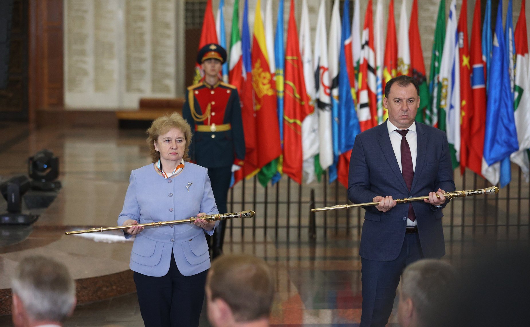 Торжественная церемония передачи «Мечей Победы» Городам воинской славы