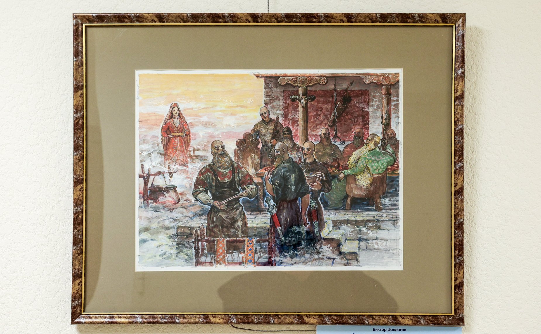 В Совете Федерации открылась выставка заслуженного художника РФ и РСО-Алания Виктора Цаллагова проекта «Лики Братства»