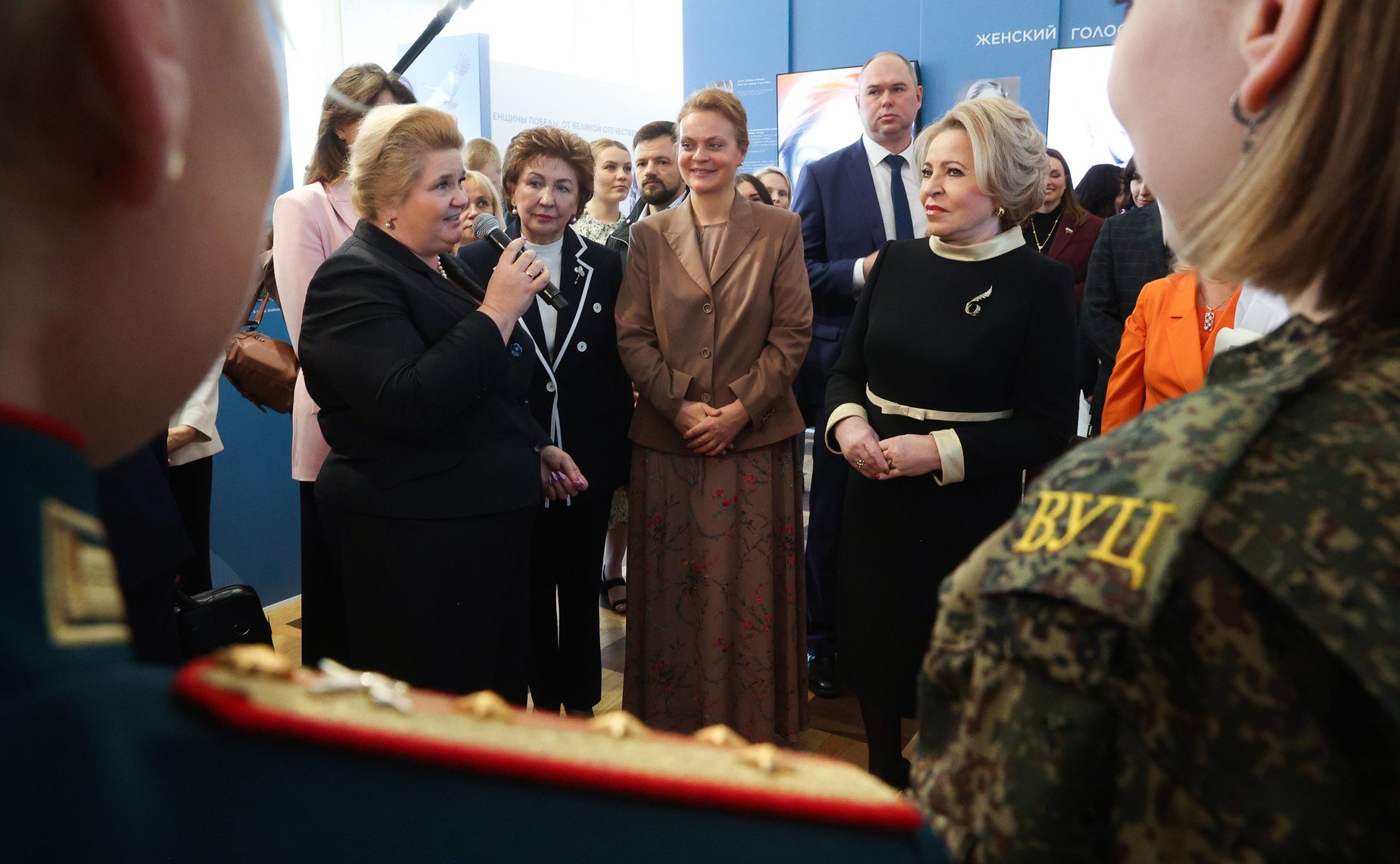 Торжественная церемония открытия выставки «Территория памяти и славы женского Подвига»