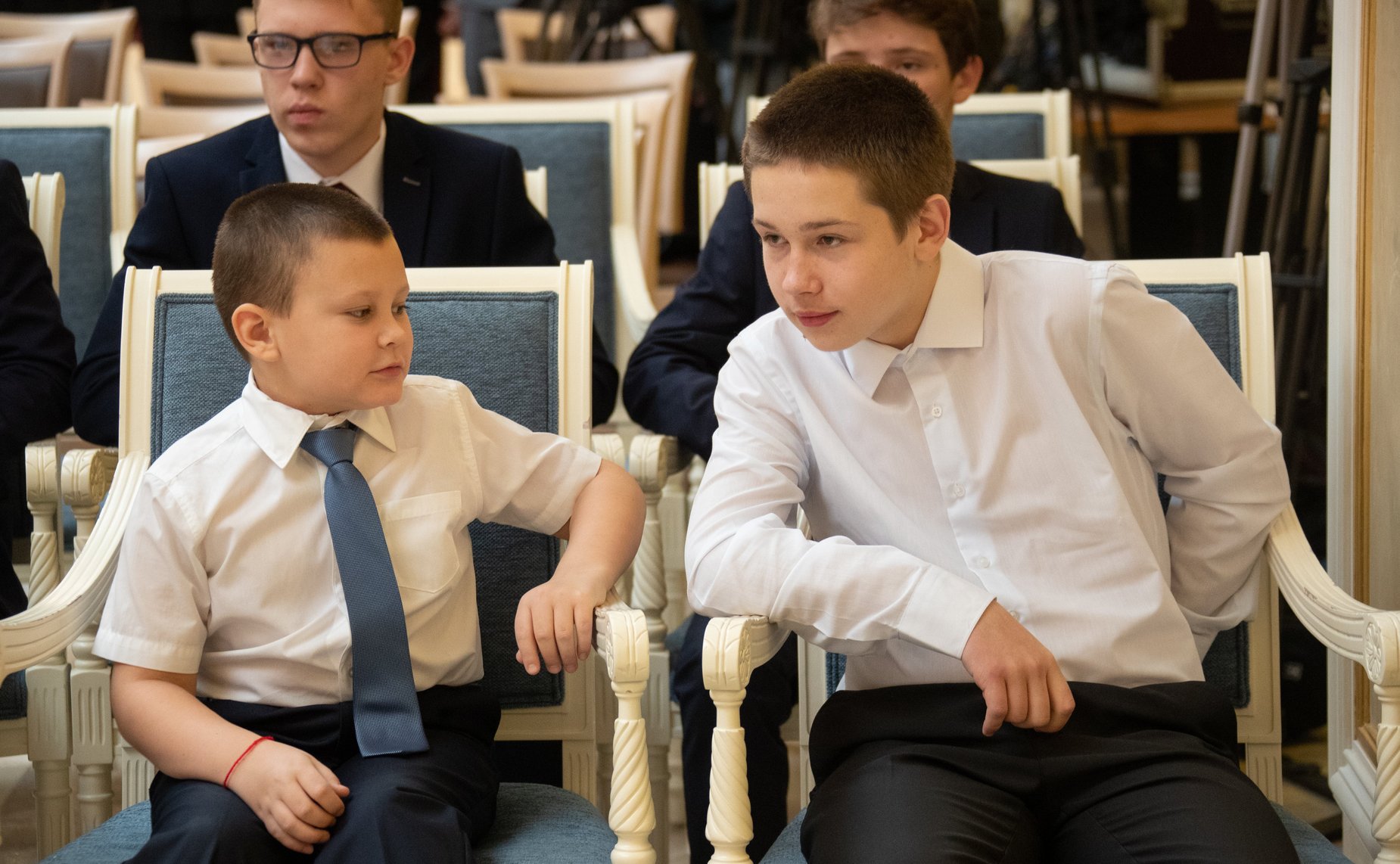 Торжественная церемония награждения детей и подростков, проявивших личное мужество в экстремальных ситуациях и спасших человеческие жизни