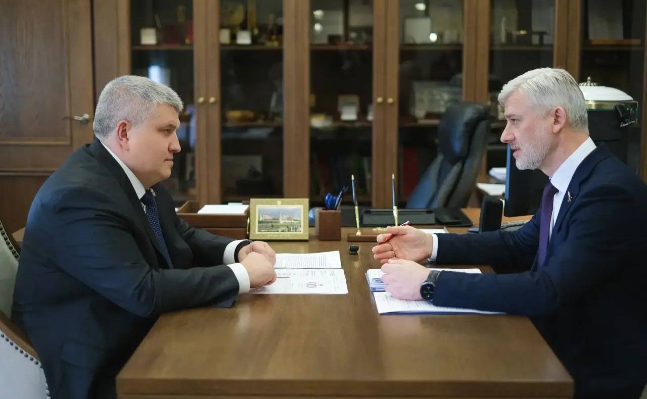 Встреча Евгения Дитриха с Губернатором Новгородской области 
Александром Дроновым