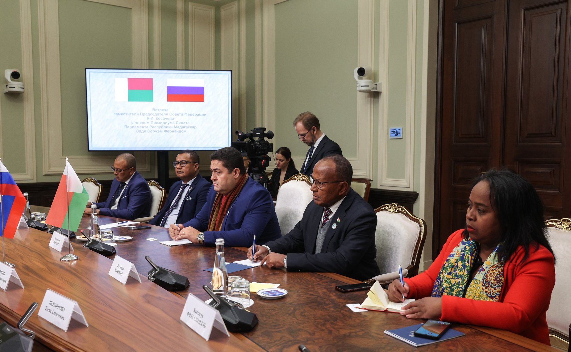 Встреча заместителя Председателя СФ Константина Косачева с членом Президиума Сената Парламента Республики Мадагаскар