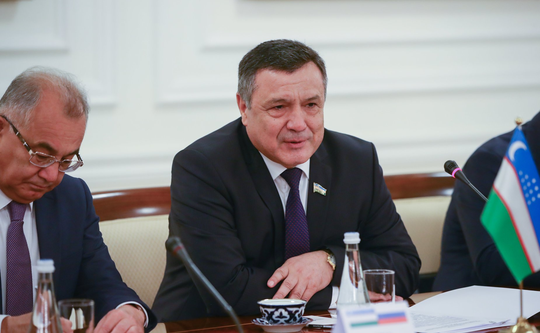 Встреча делегации СФ со Спикером Законодательной палаты Олий Мажлиса Узбекистана Н. Исмоиловым