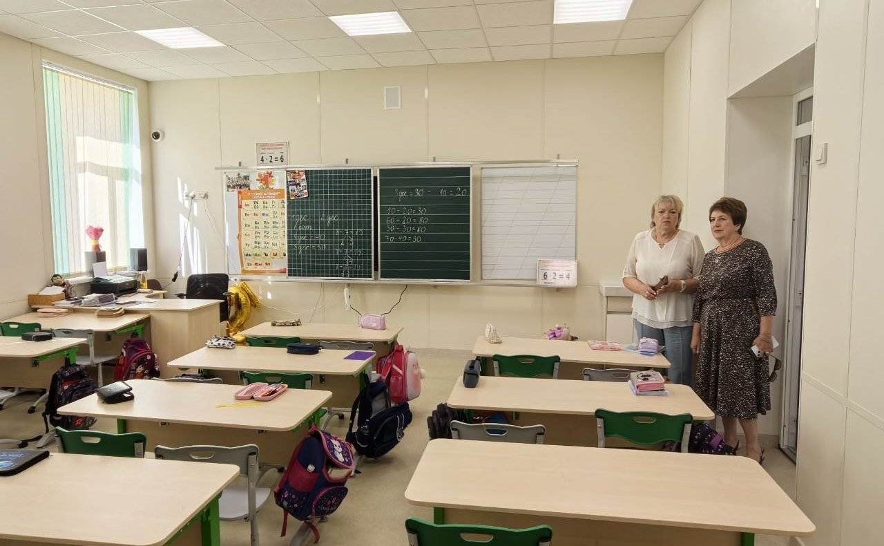 Екатерина Алтабаева посетила среднюю общеобразовательную школе № 47 им. М.П. Ситко