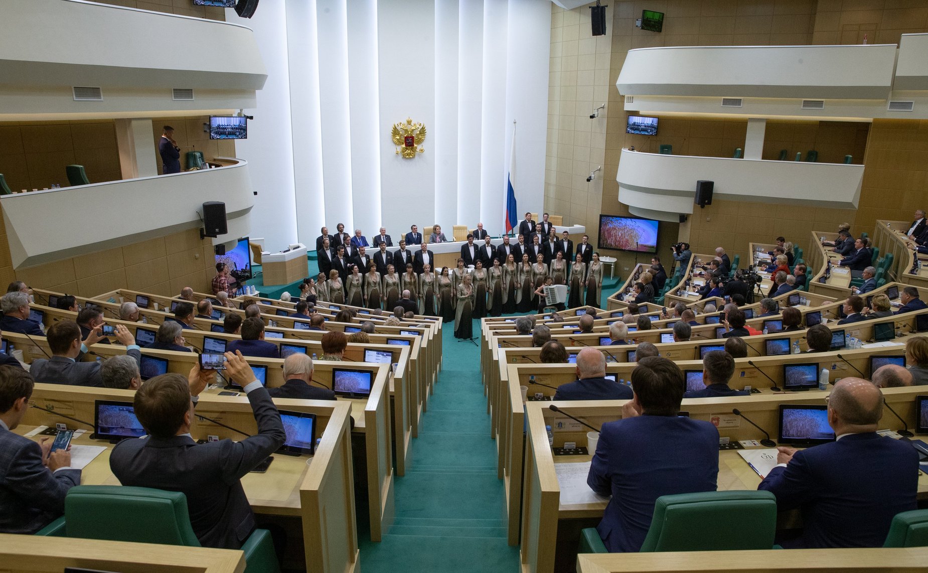 11 декабря 2018 года. Торжественное заседание Совета Федерации, посвященное 25-летию палаты