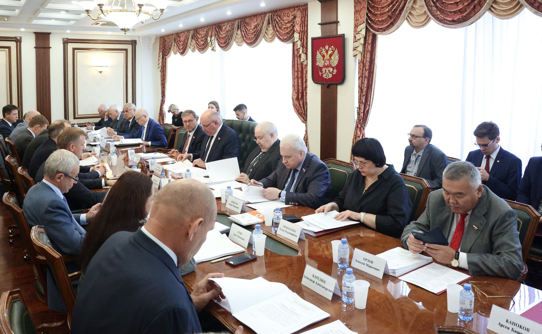 Заседание Комитета Совета Федерации по международным делам