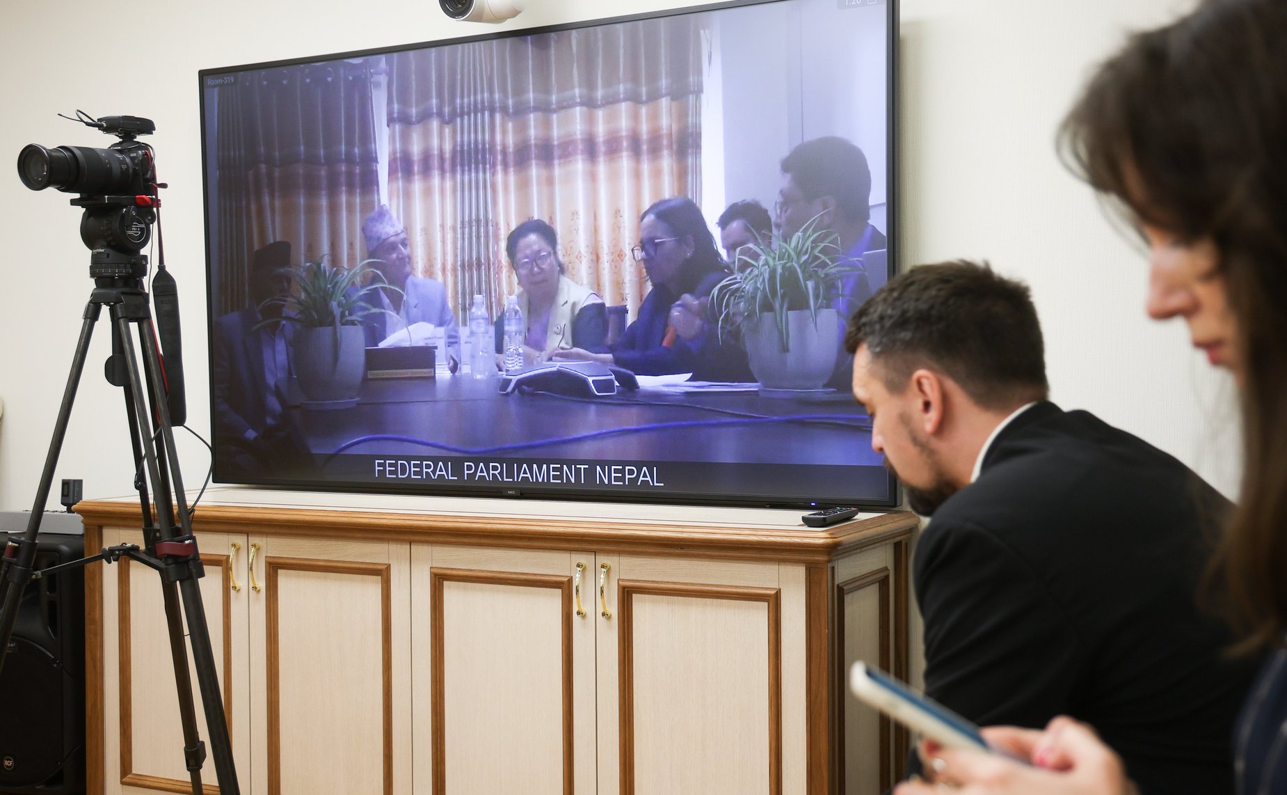 Встреча членов группы по сотрудничеству Совета Федерации с Национальным собранием Федерального парламента Непала
