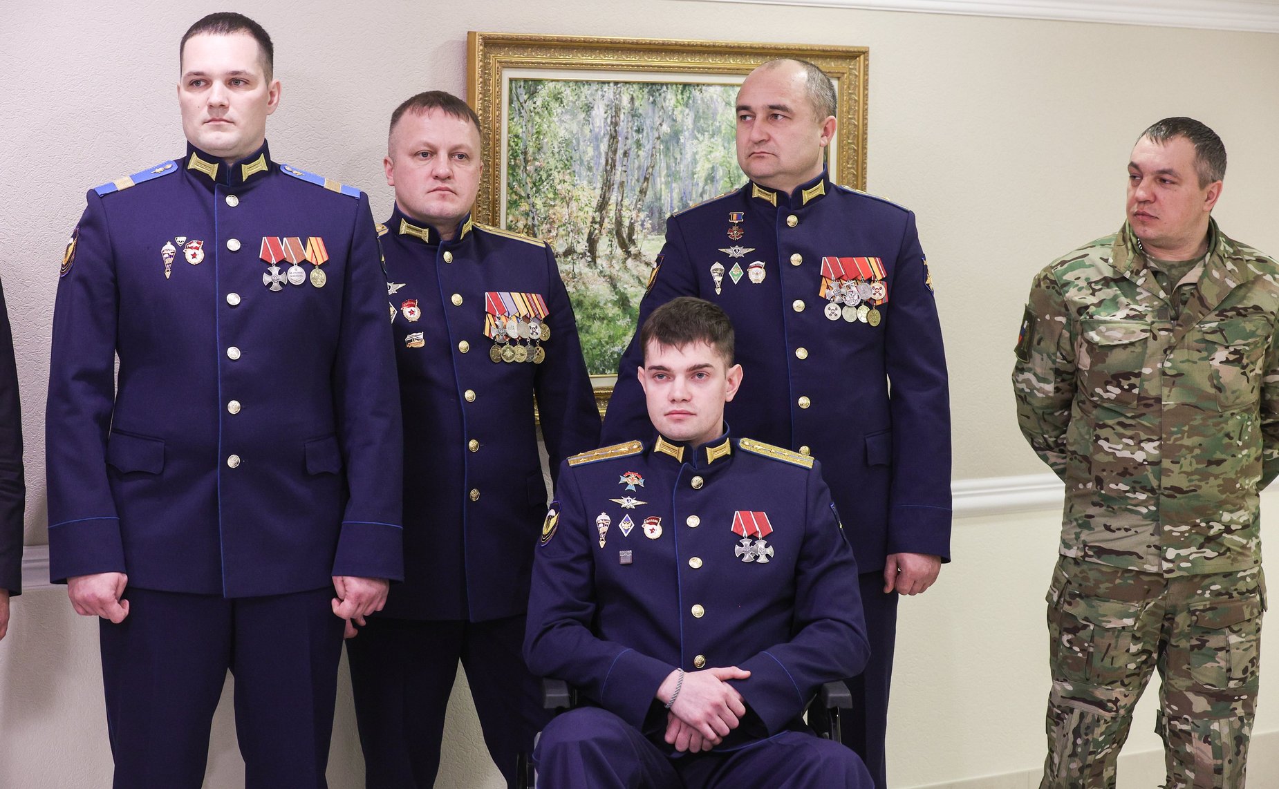 Открытие в Совете Федерации фотовыставки «Гостомельский Десант»