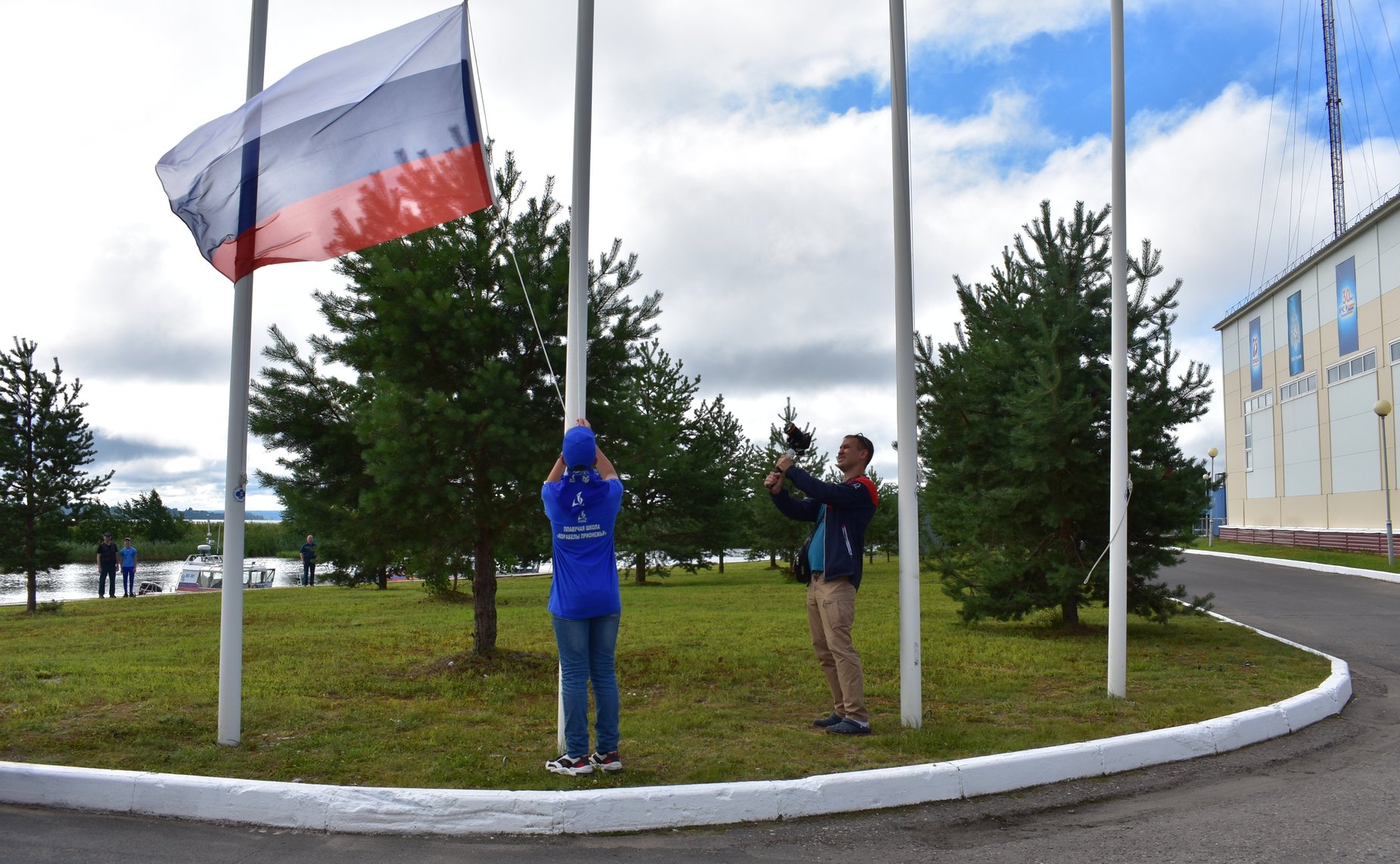На базе Образовательного центра — кадетской школы «Корабелы Прионежья» стартовала первая экспедиция Русского географического общества «Плавучая школа»