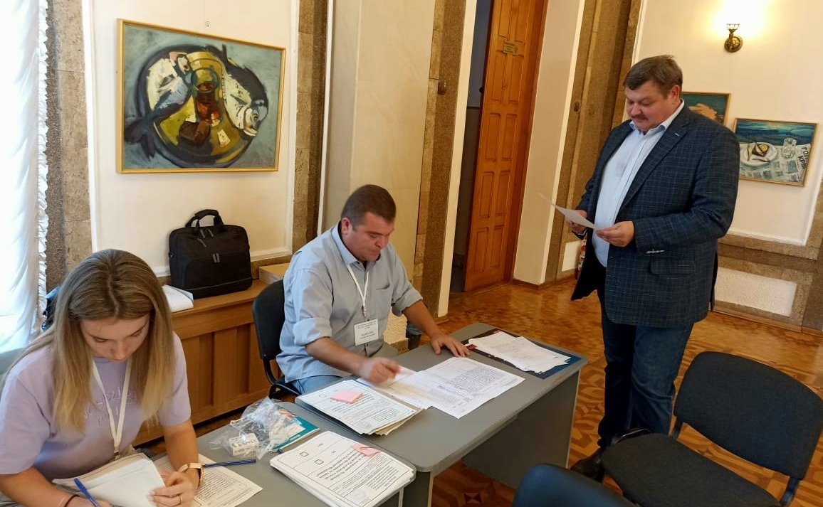Сергей Колбин посетил в Севастополе участки для голосования на референдуме для жителей ДНР, ЛНР, Запорожской и Херсонской областей