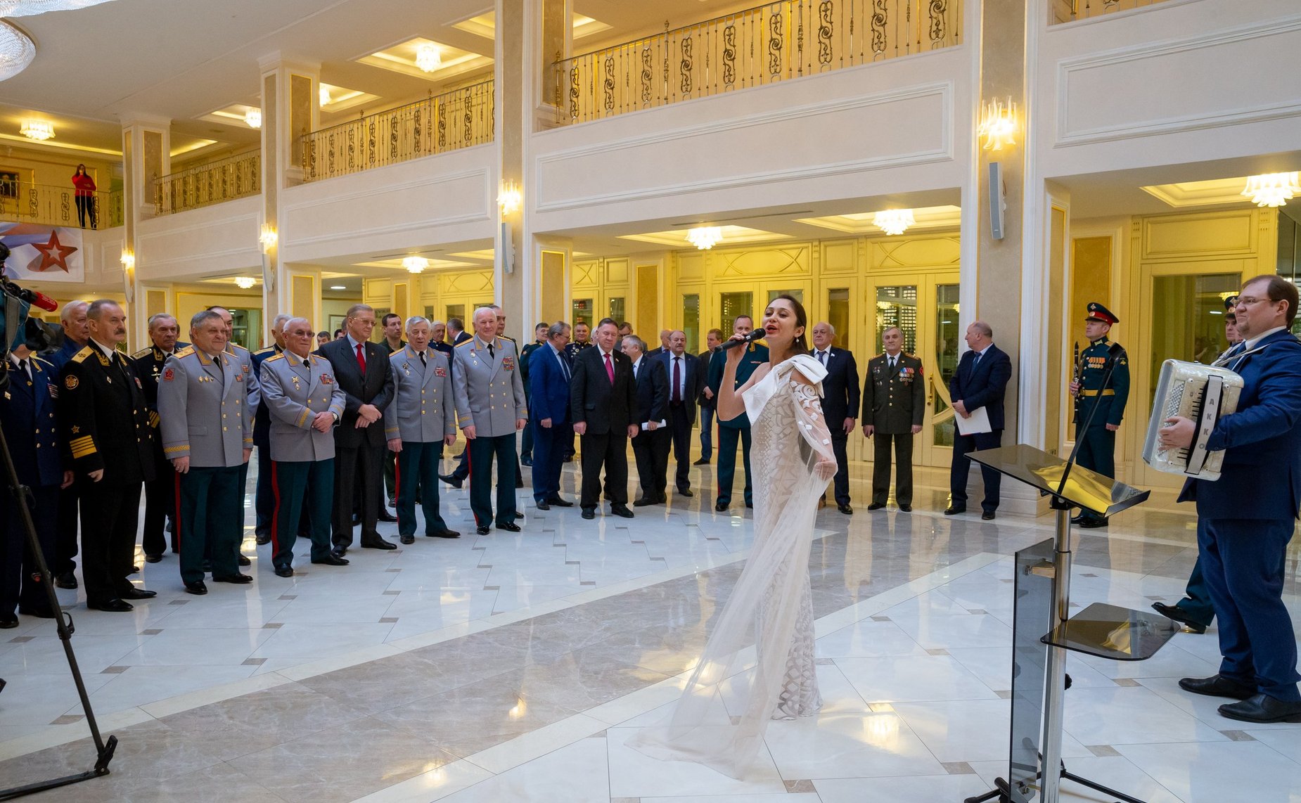 Совместное заседание Комитета СФ по обороне и безопасности и Клуба военачальников РФ и открытие выставки произведений художника-мариниста Павла Бойко