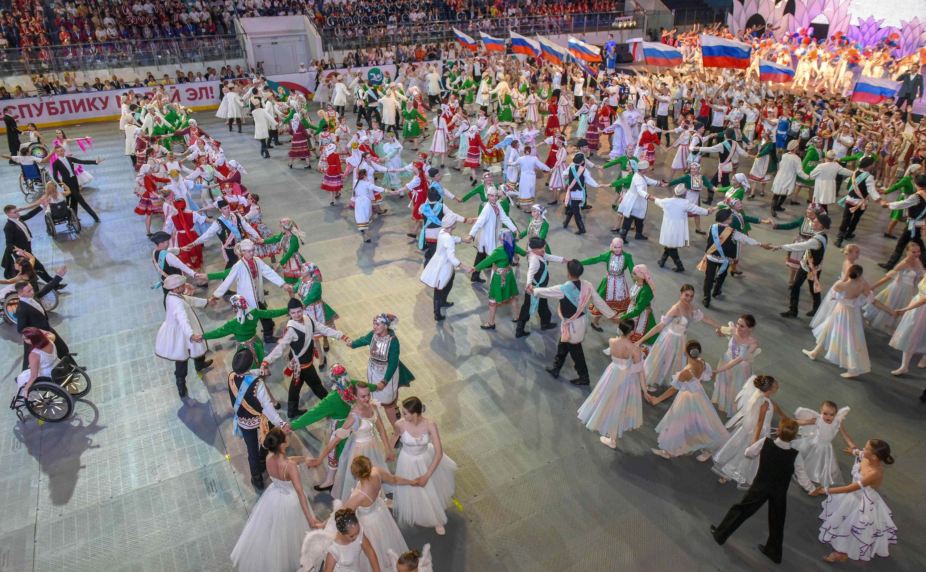 Официальное открытие III Всероссийской летней спартакиады инвалидов в Йошкар-Оле