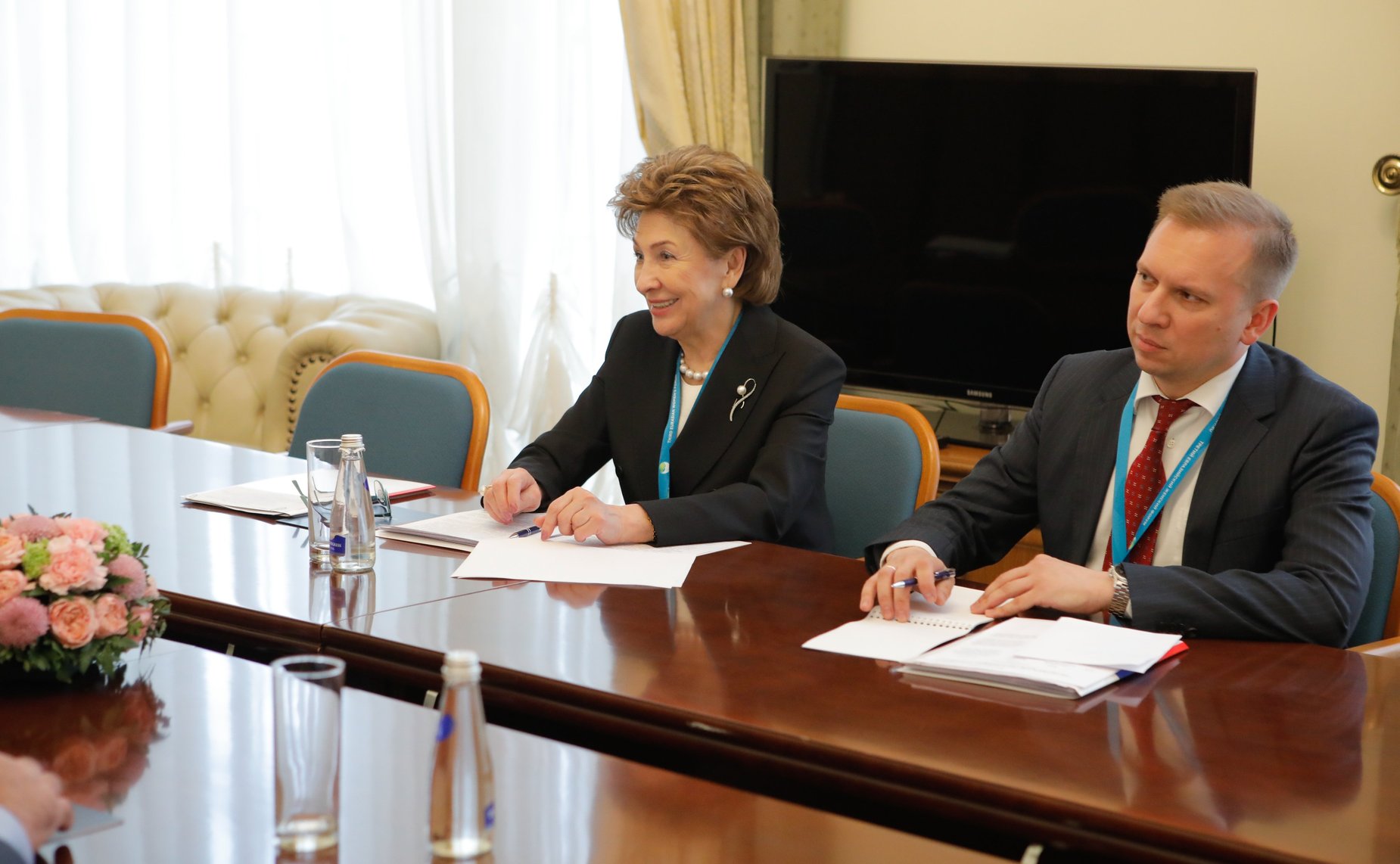 Встреча заместителя Председателя СФ Галины Кареловой с депутатом Парламента Республики Молдова Зинаидой Гречаный