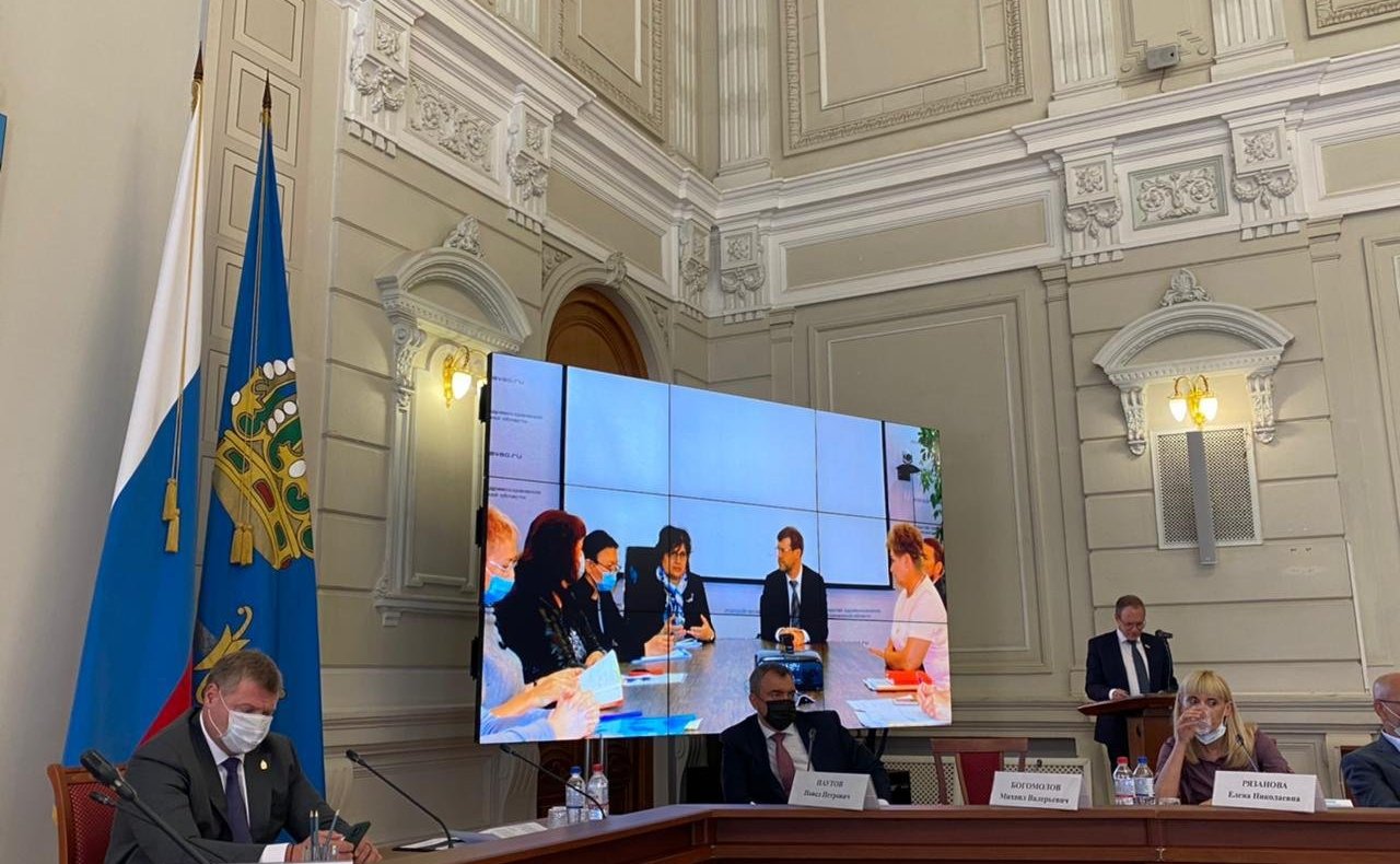 Александр Башкин принял участие в заседании правительства Астраханской области