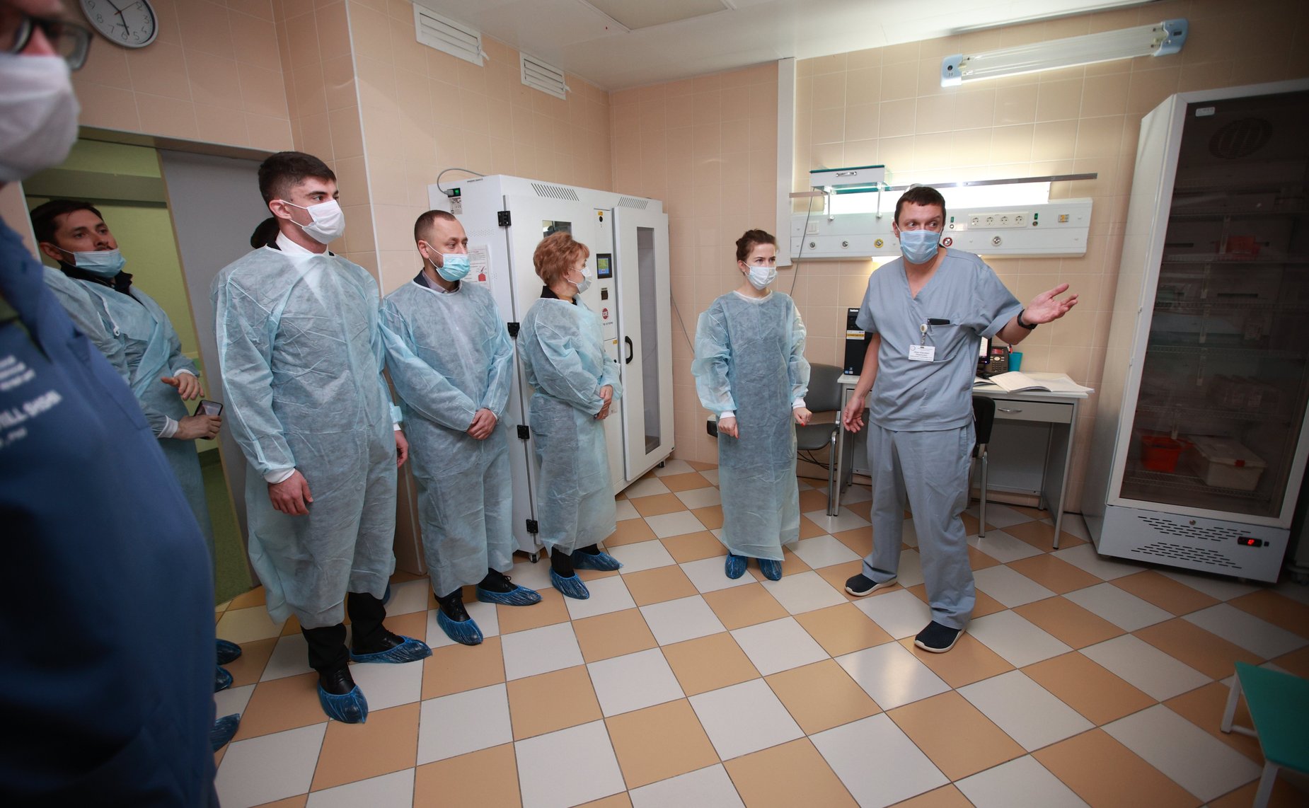 Ознакомление с обеспечивающей базой Московского клинического научного центра имени А.С. Логинова