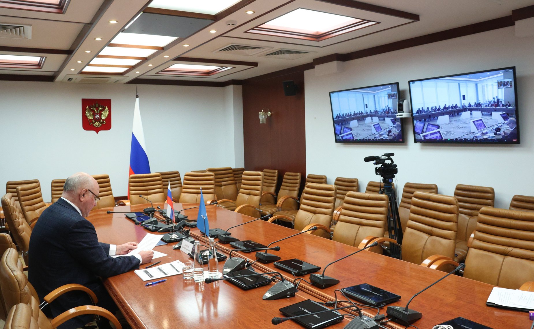 Председатель Комитета Совета Федерации по международным делам Григорий Карасин принял участие в Пятом Координационном совещании парламентских ассамблей по борьбе с терроризмом