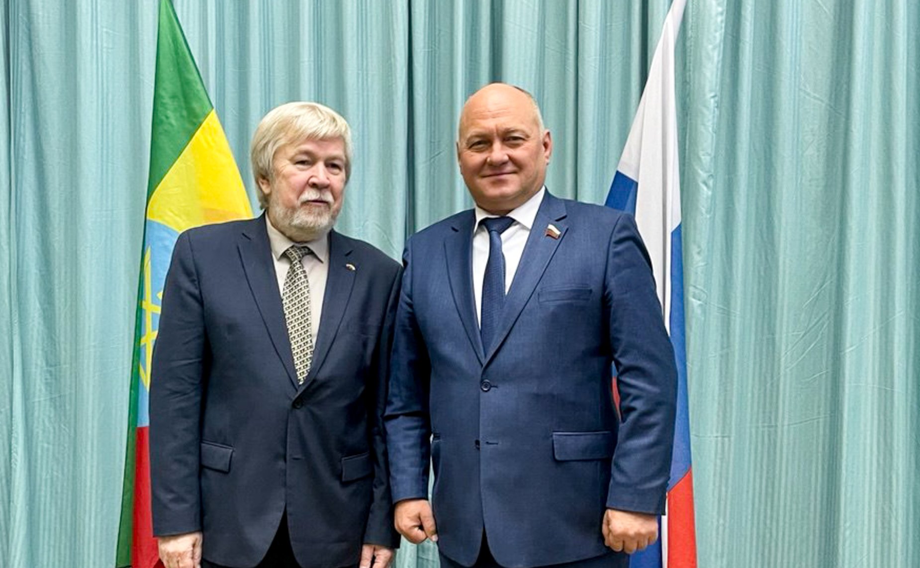 Встреча Алексея Кондратенко с Чрезвычайным и Полномочным Послом России в Эфиопии Евгением Терехиным