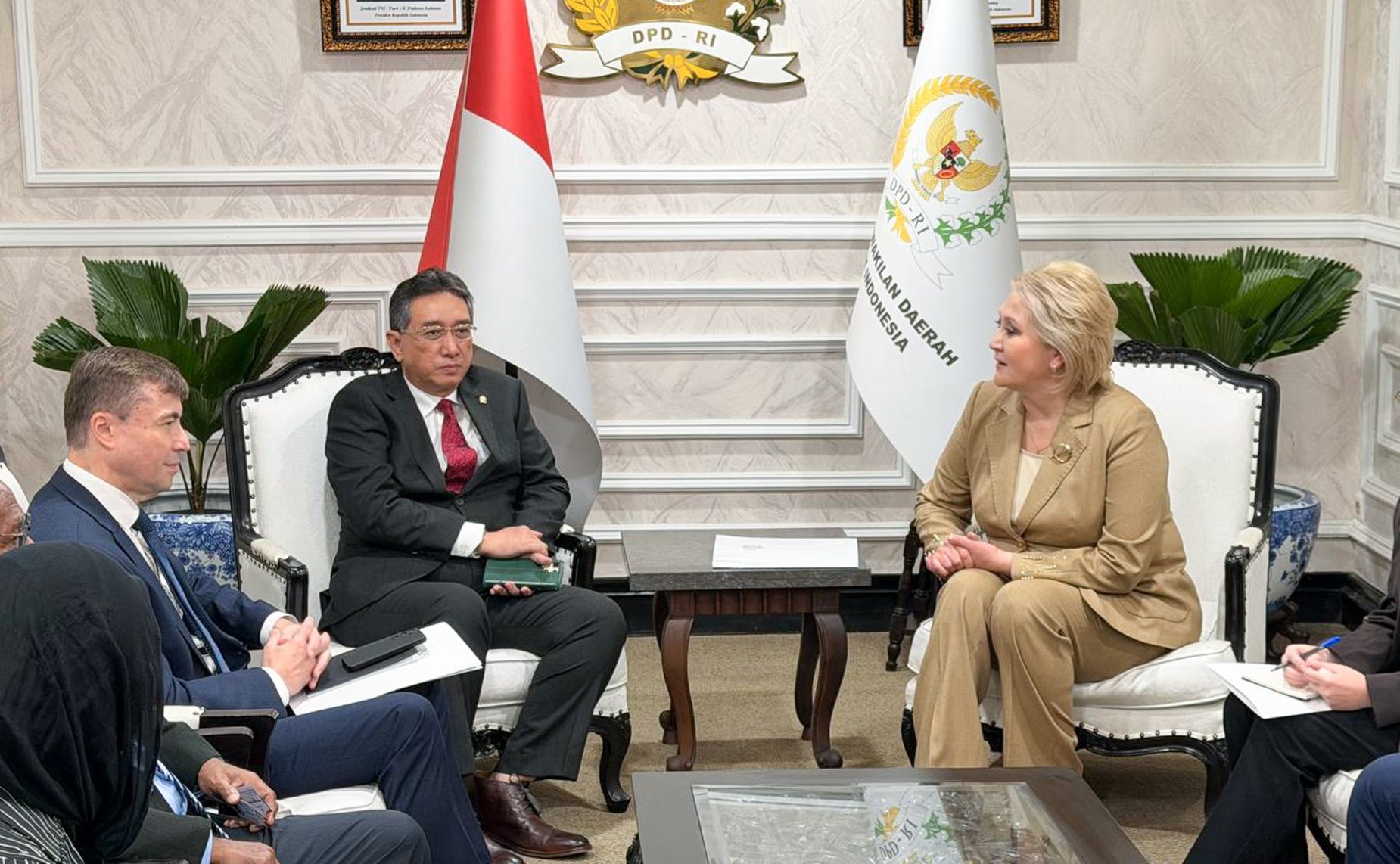 В рамках визита в Республику Индонезия делегация Совета Федерации провела ряд встреч