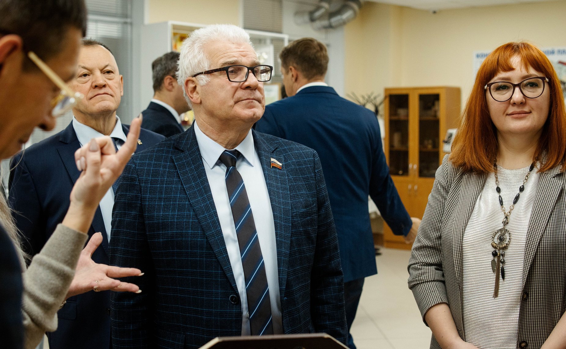 Сергей Мартынов посетил в регионе предприятие по производству печатных плат и Марийский государственный университет (МарГУ), где открылась лаборатория по выпуску электронных приборов