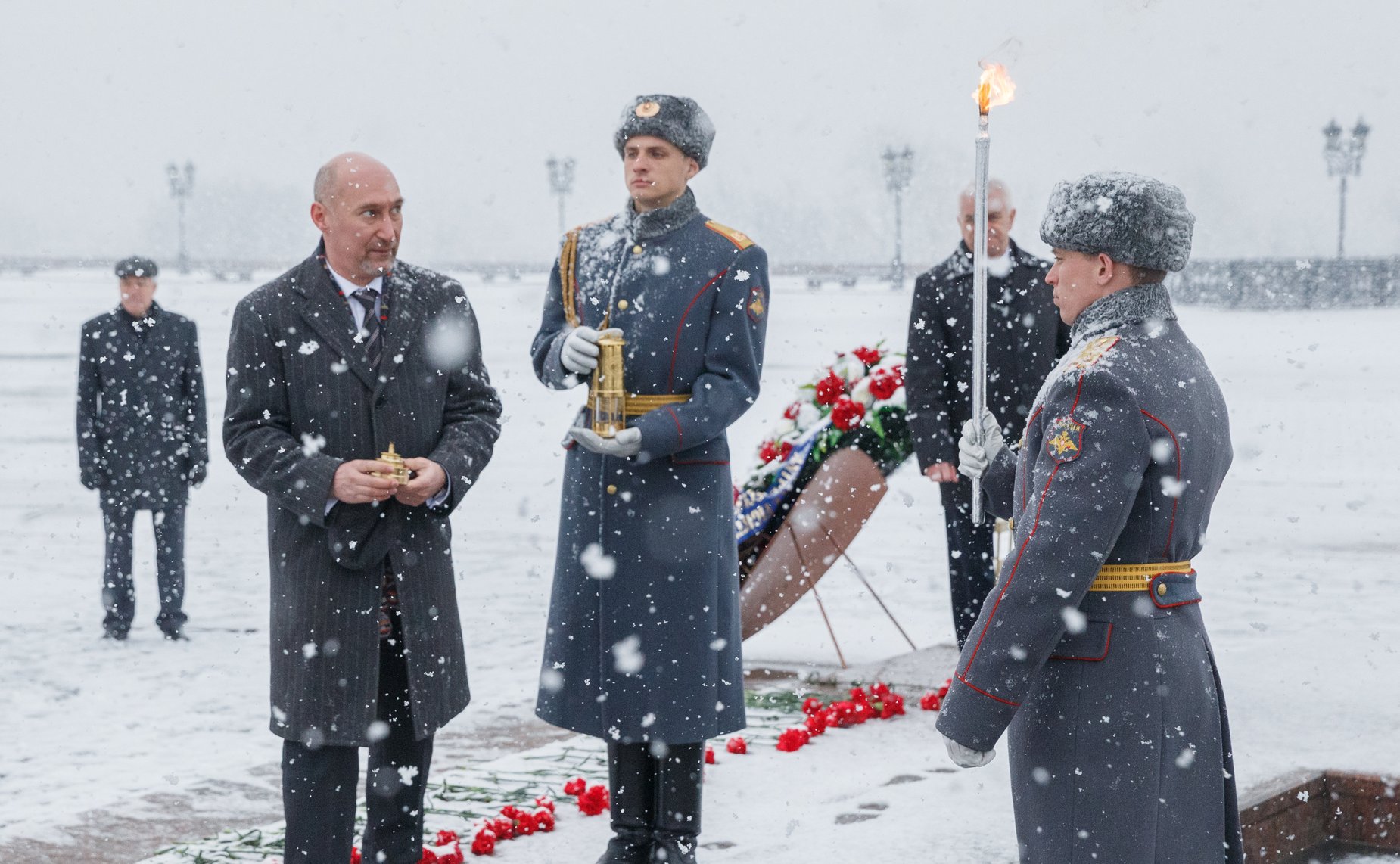 Сенаторы приняли участие в «Эстафете памяти», посвященной 70-летию Великой Победы