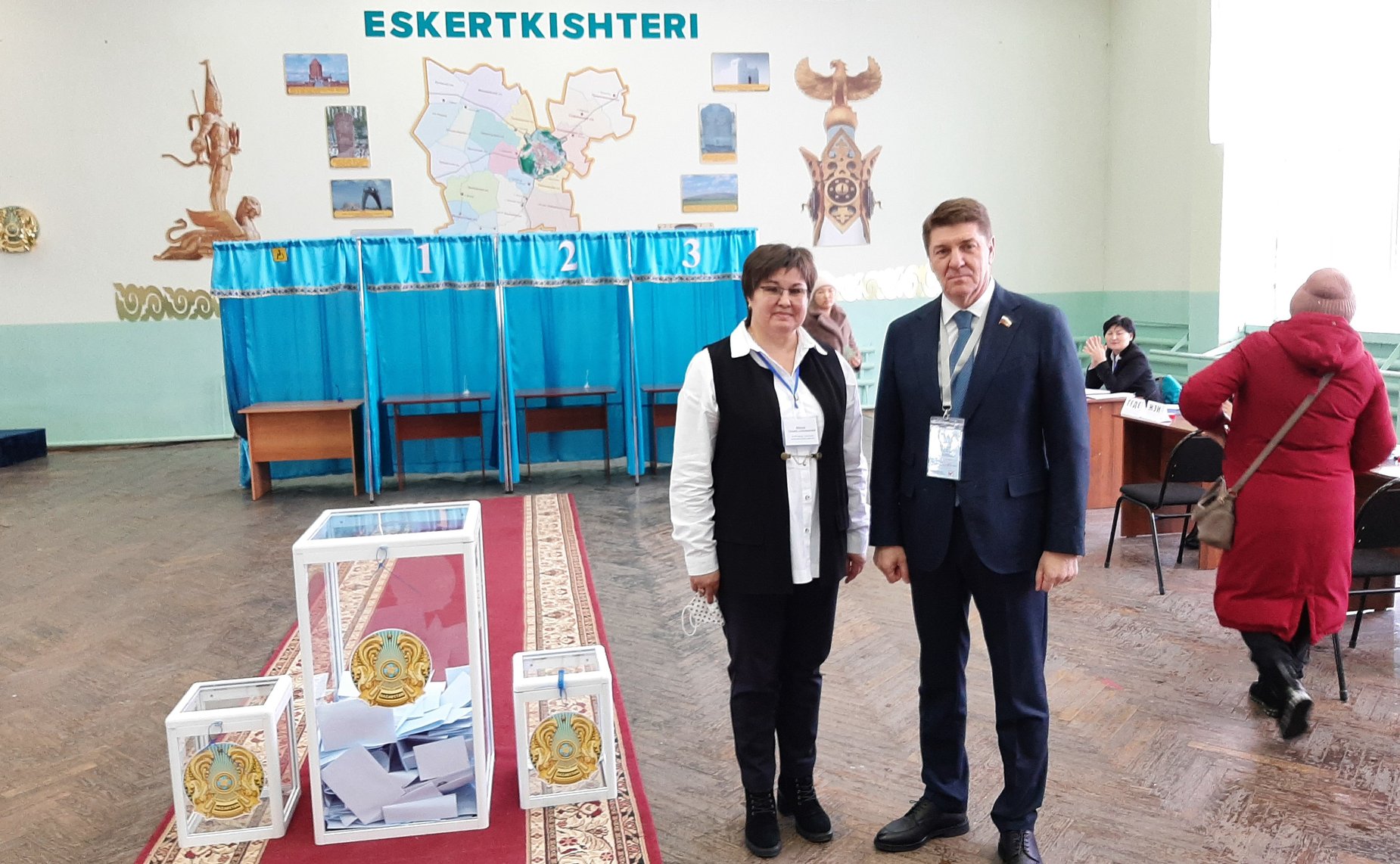 Участие сенаторов РФ в составе миссий от МПА СНГ, ПА ОДКБ и ШОС в наблюдении за внеочередными выборами Президента Казахстана