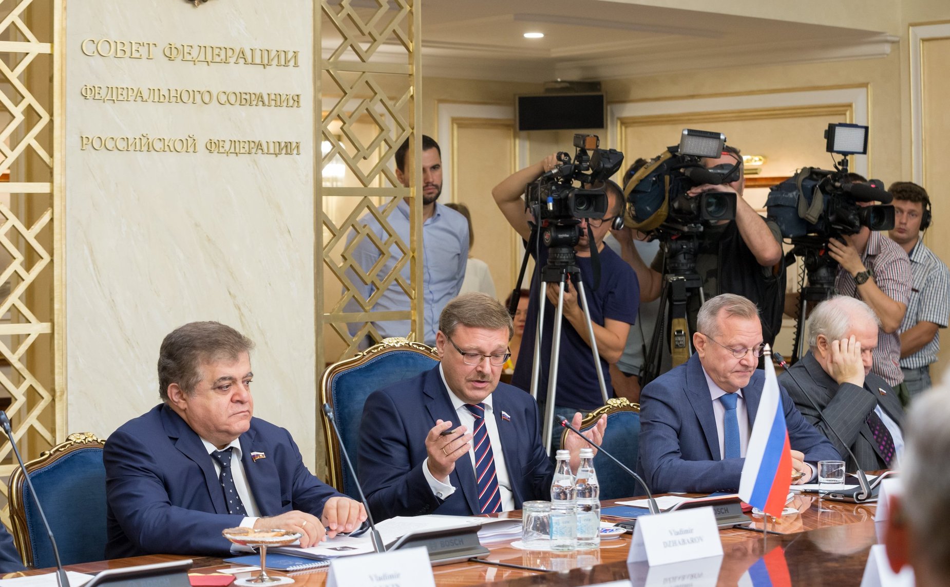 Встреча К. Косачева с членом Сената Конгресса США от Республиканской партии Р. Полом