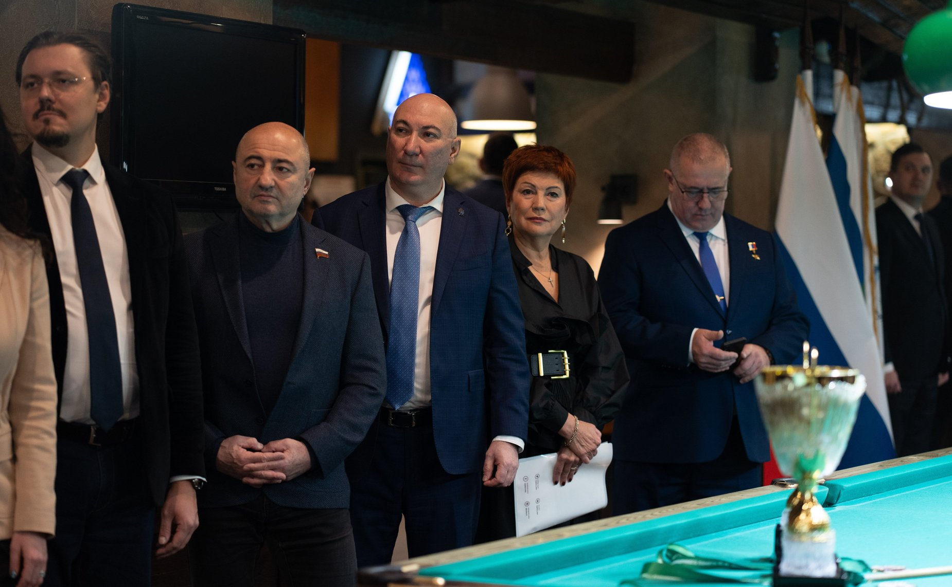 Александр Вайнберг принял участие в открытии Всероссийского турнира Следственного комитета России по бильярдному спорту