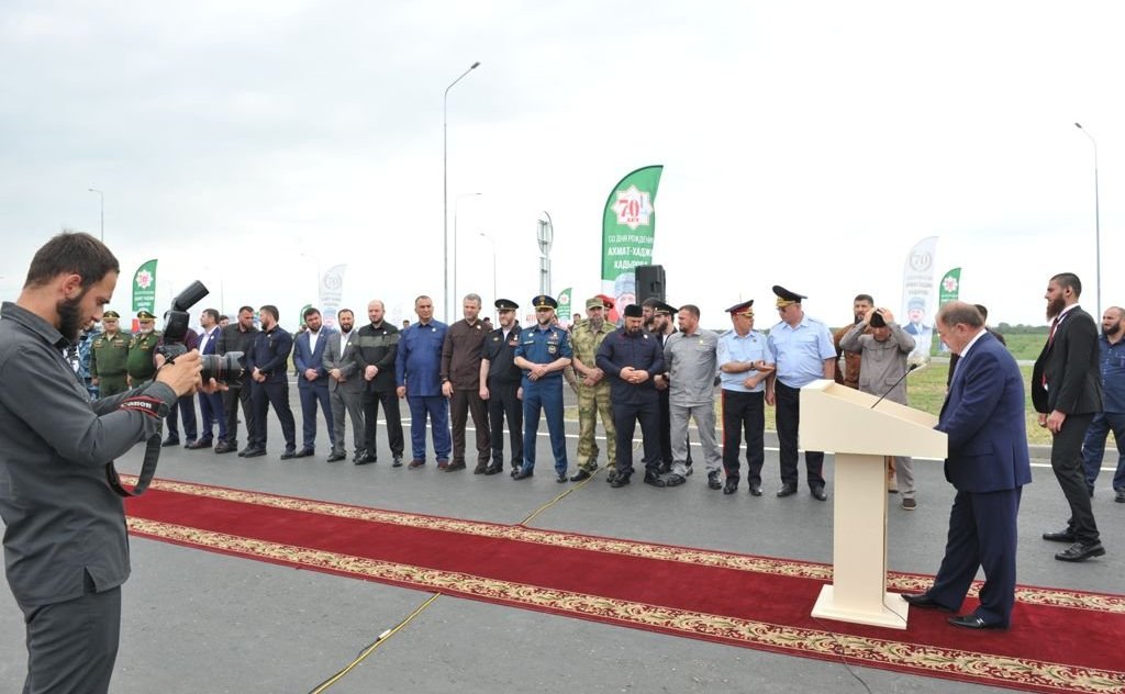 Мохмад Ахмадов принял участие в открытии автодороги Грозный – Ведено – граница Дагестана