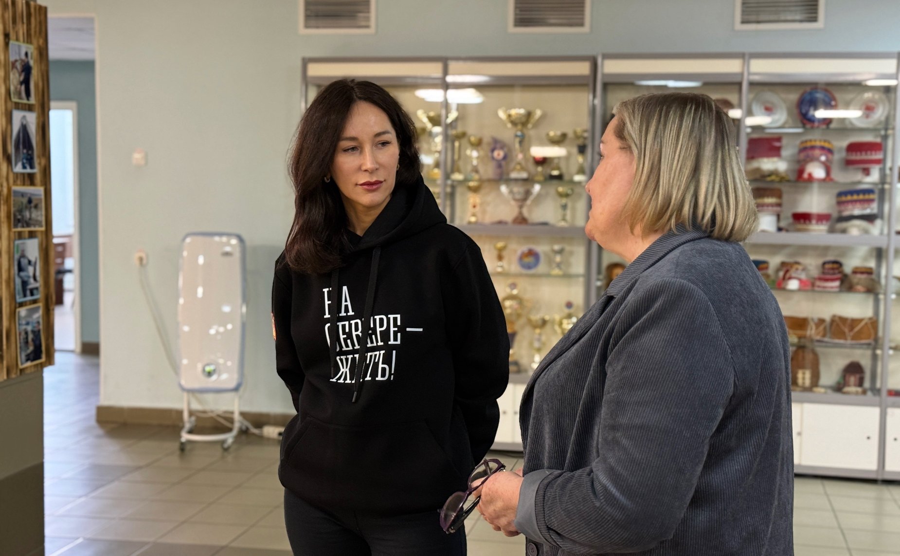 Елена Дягилева в ходе работы в регионе приняла участие в торжественной церемонии открытия физкультурного мероприятия по национальным видам спорта в Ревде