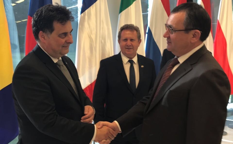 Встреча Н. Федорова с Председателем Государственного Совета Республики Словения Митей Берваром