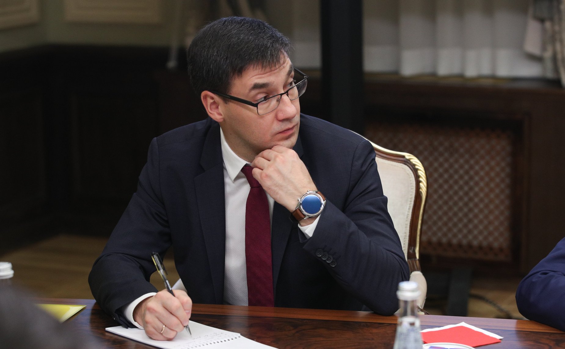 Председатель Комитета СФ по обороне и безопасности Виктор Бондарев провел встречу с Председателем Верховного Совета Приднестровской Молдавской Республики Александром Коршуновым