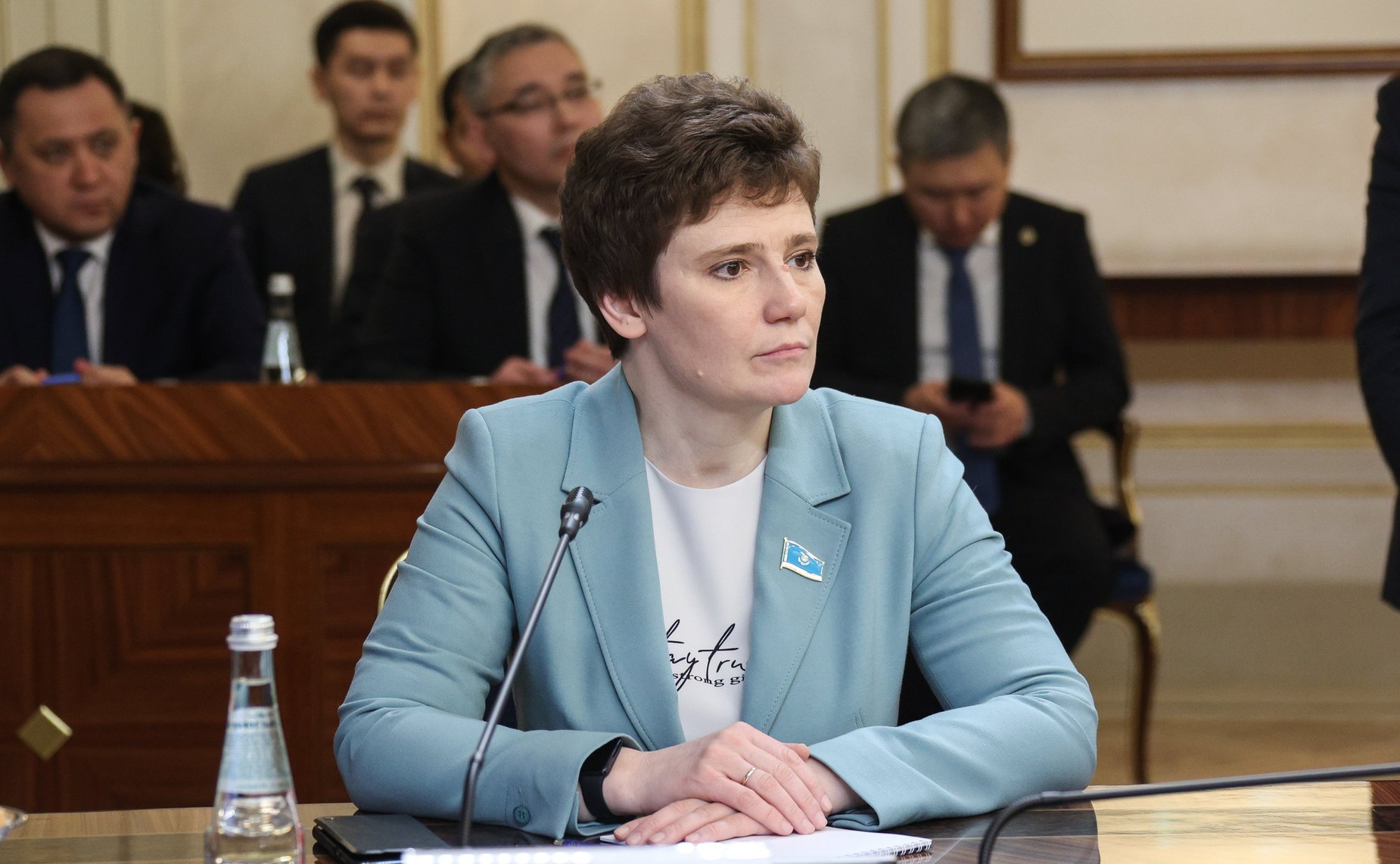 Валентина Матвиенко провела встречу с Председателем Мажилиса Парламента Республики Казахстан Ерланом Кошановым
