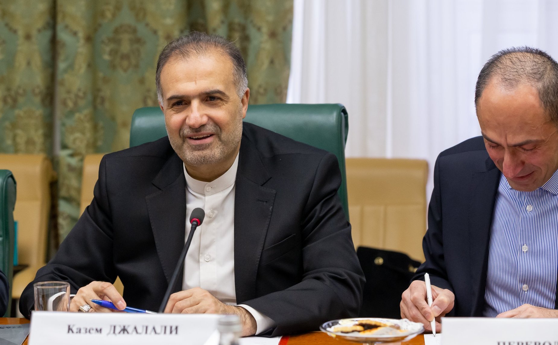 Встреча Константина Косачева с Чрезвычайным и Полномочным Послом Исламской Республики Иран в РФ Казем Джалали