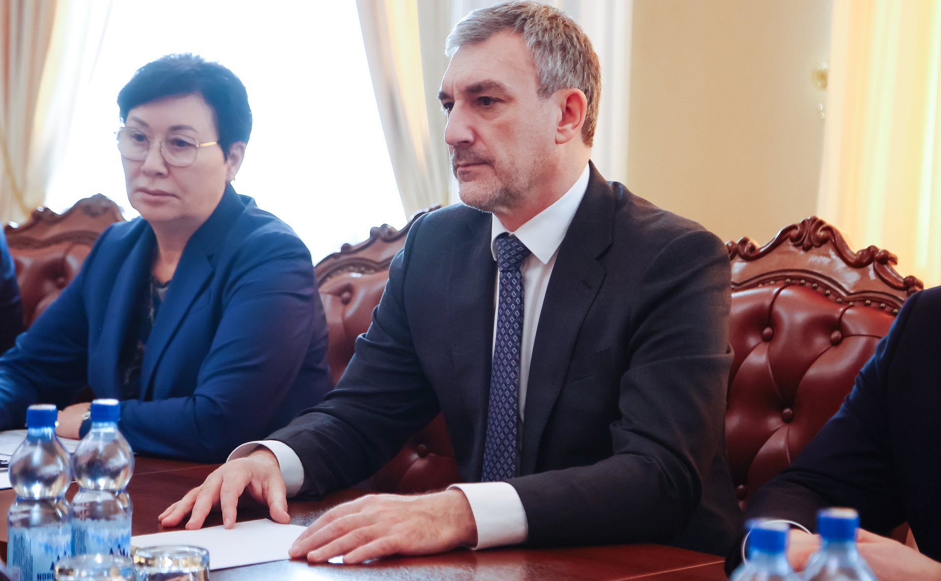 Встреча сенаторов Российской Федерации с губернатором Амурской области Василием Орловым