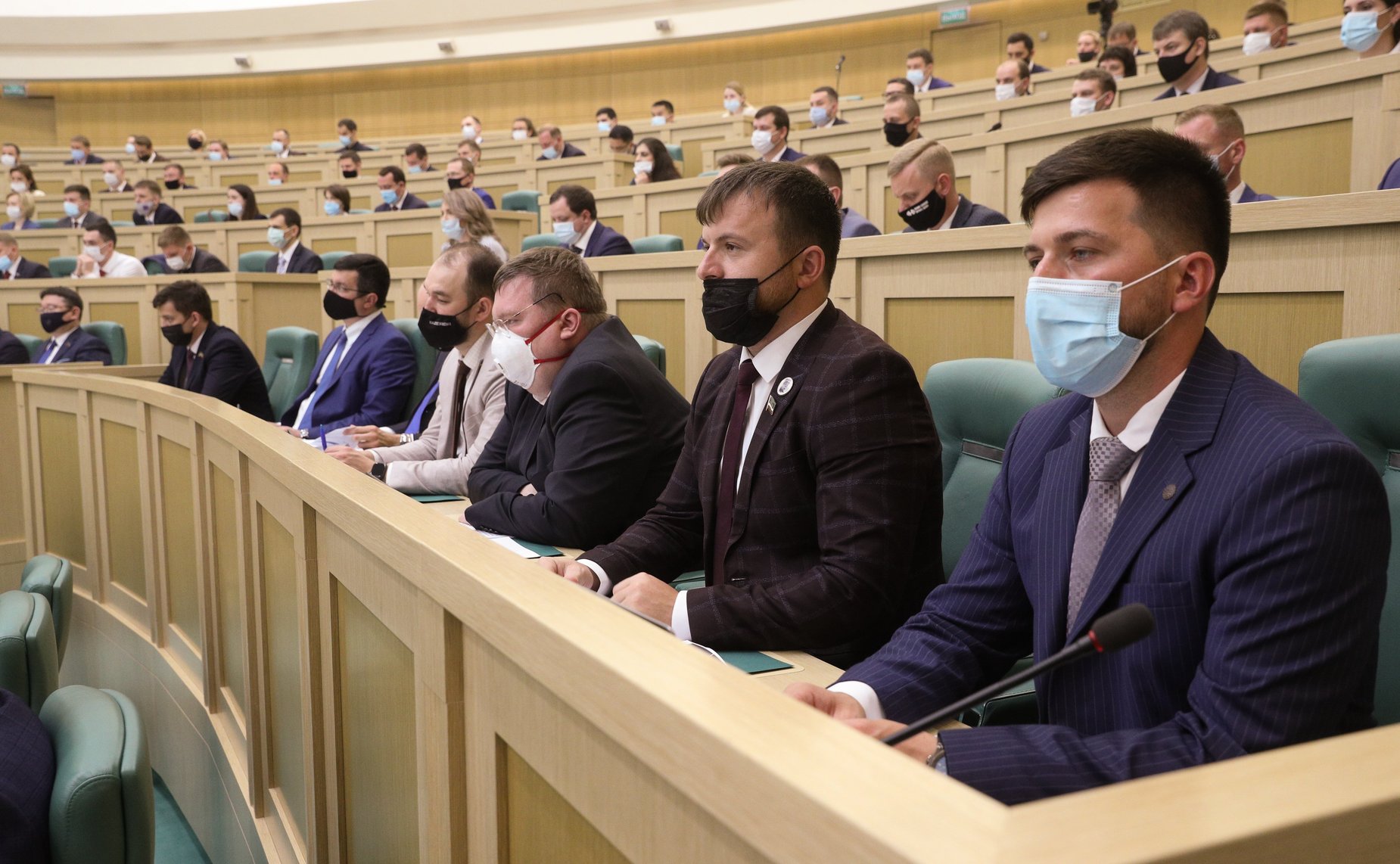 Заседание Палаты молодых законодателей при Совете Федерации