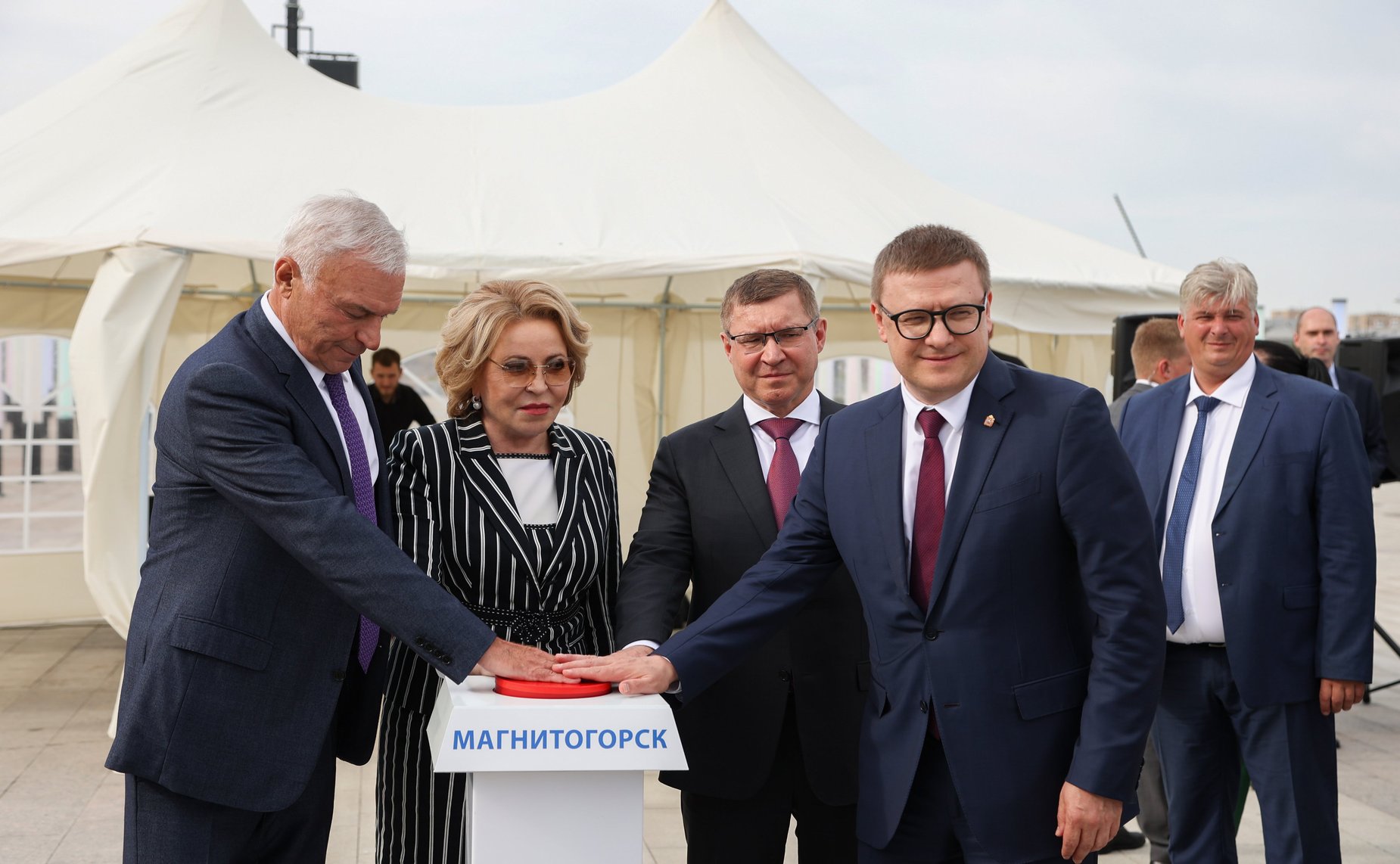 Председатель Совета Федерации Валентина Матвиенко посетила парк «Притяжение»