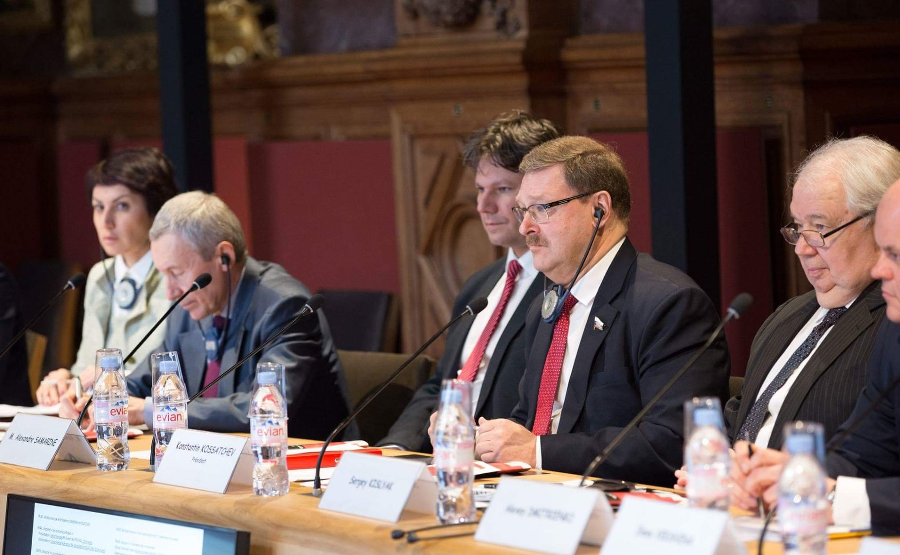 Совместное заседание Комитета Совета Федерации по международным делам и Комиссии Сената Франции по международным делам, обороне и вооруженным силам в Париже