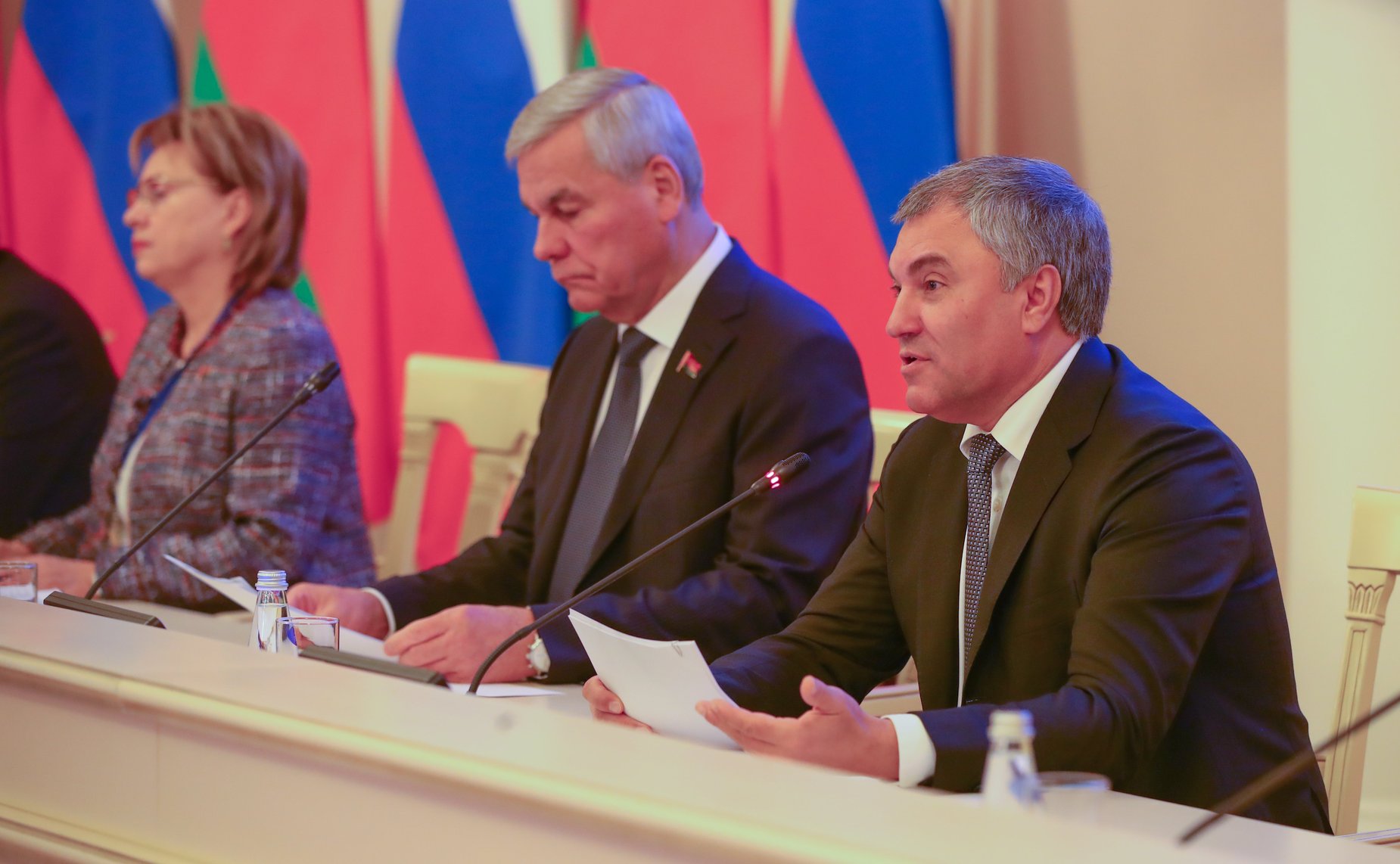 Пленарное заседание пятьдесят седьмой сессии Парламентского Собрания Союза Беларуси и России