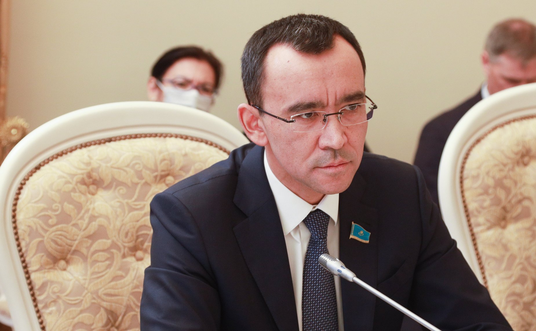 Председатель Совета Федерации, Председатель Межпарламентской Ассамблеи государств-участников СНГ (МПА СНГ) Валентина Матвиенко провела встречу с Председателем Сената Парламента Республики Казахстан Мауленом Ашимбаевым