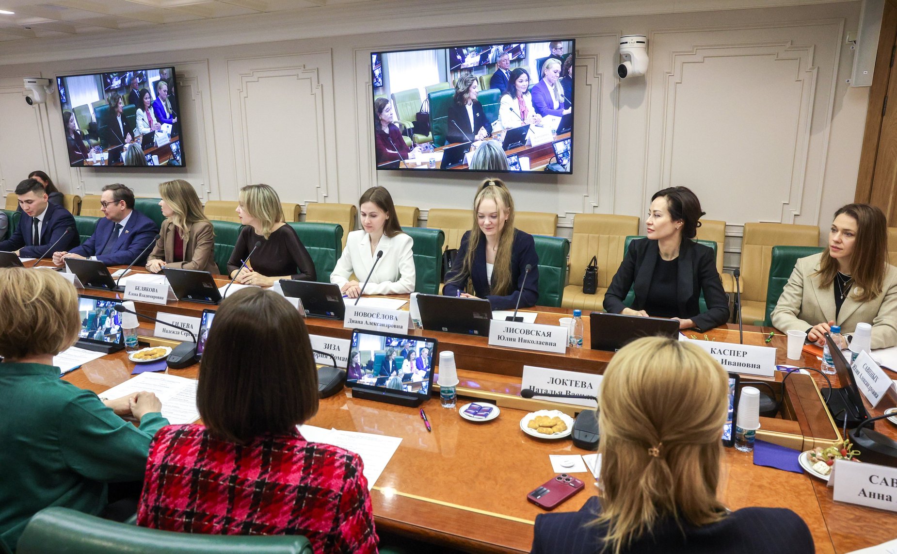 Заседание Палаты молодых законодателей при Совете Федерации