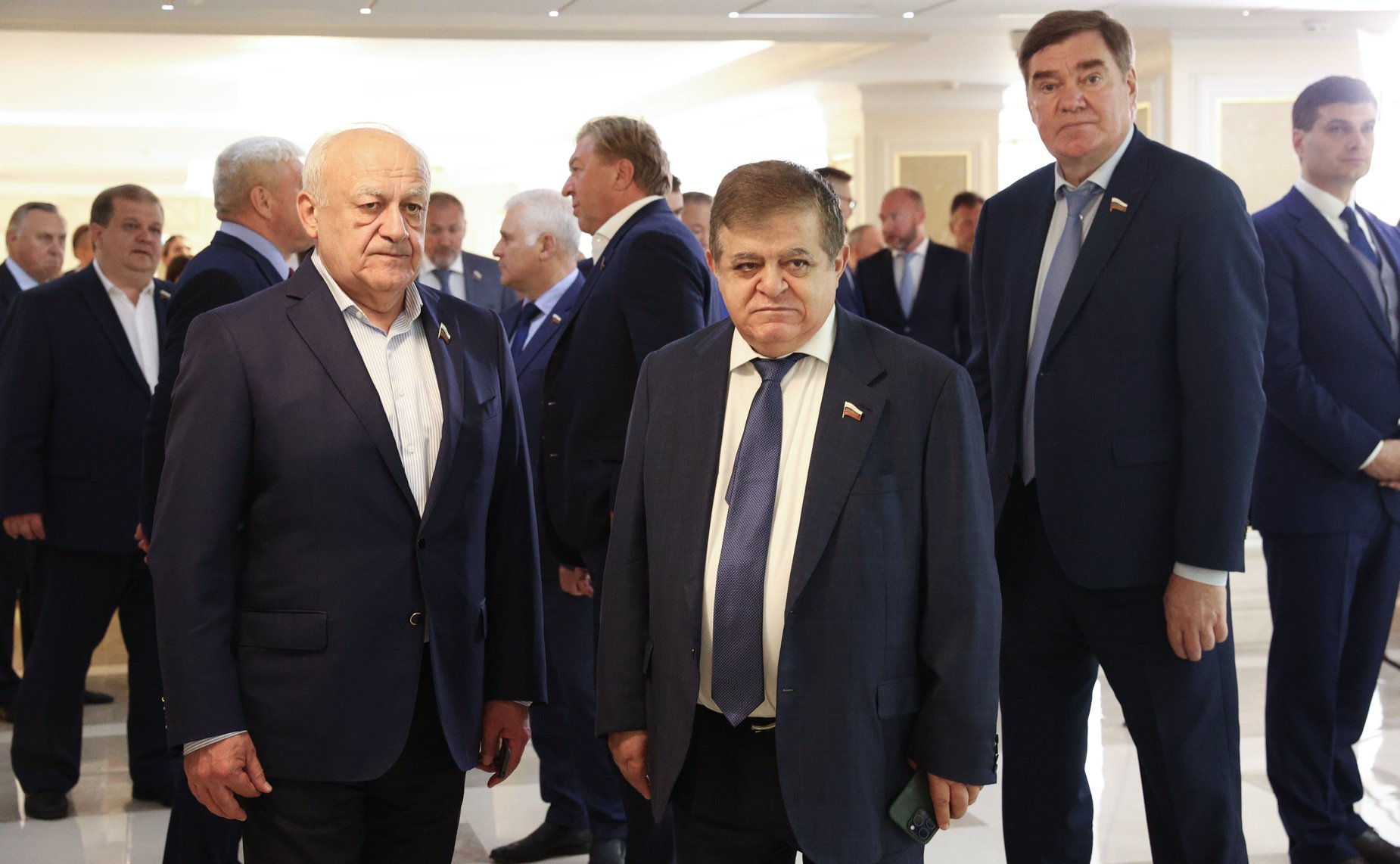 Торжественная церемония открытия в Совете Федерации фотовыставки, посвященной 50-летию со дня образования Группы «Альфа»