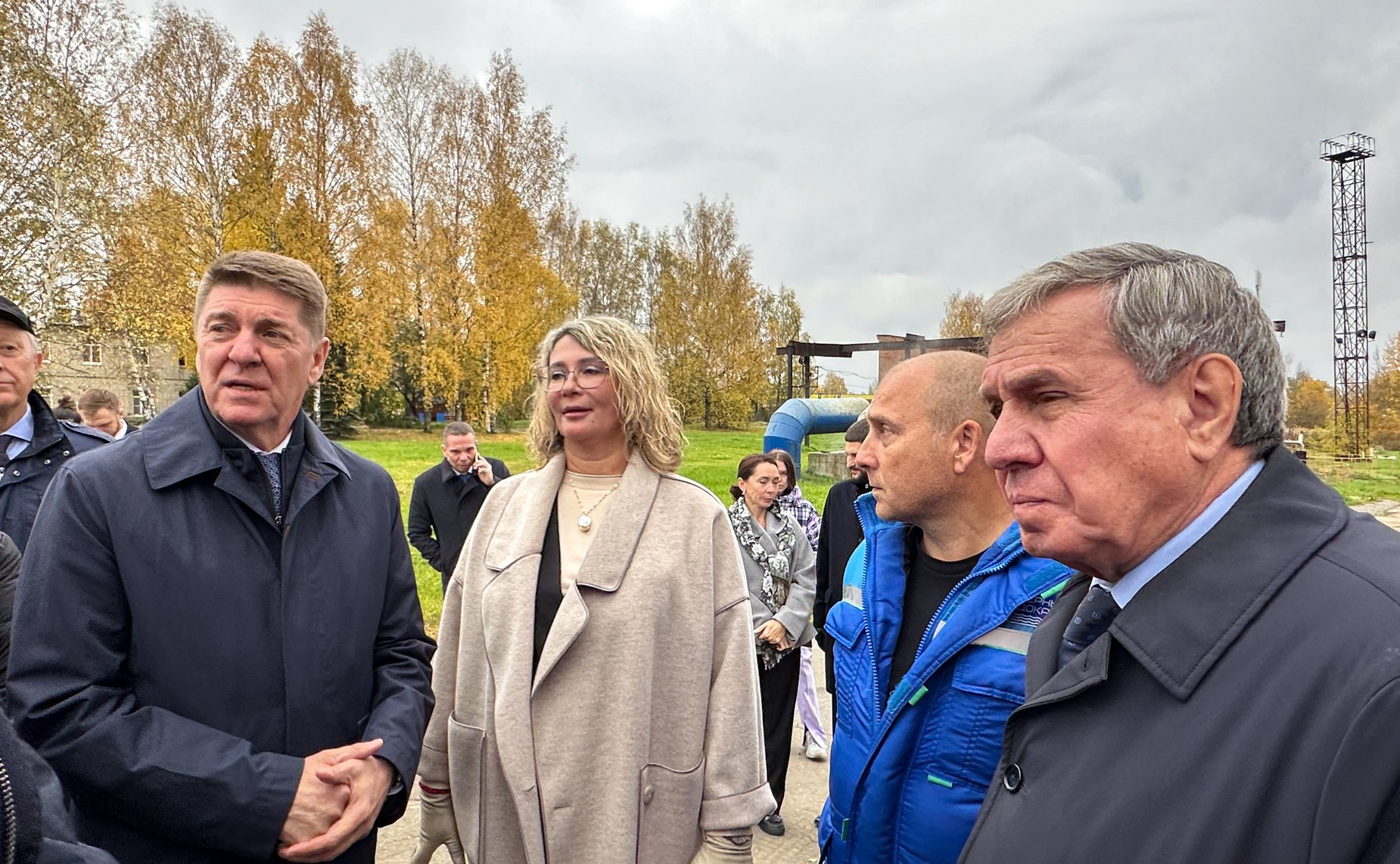 Сенаторы осмотрели городские канализационные очистные сооружения