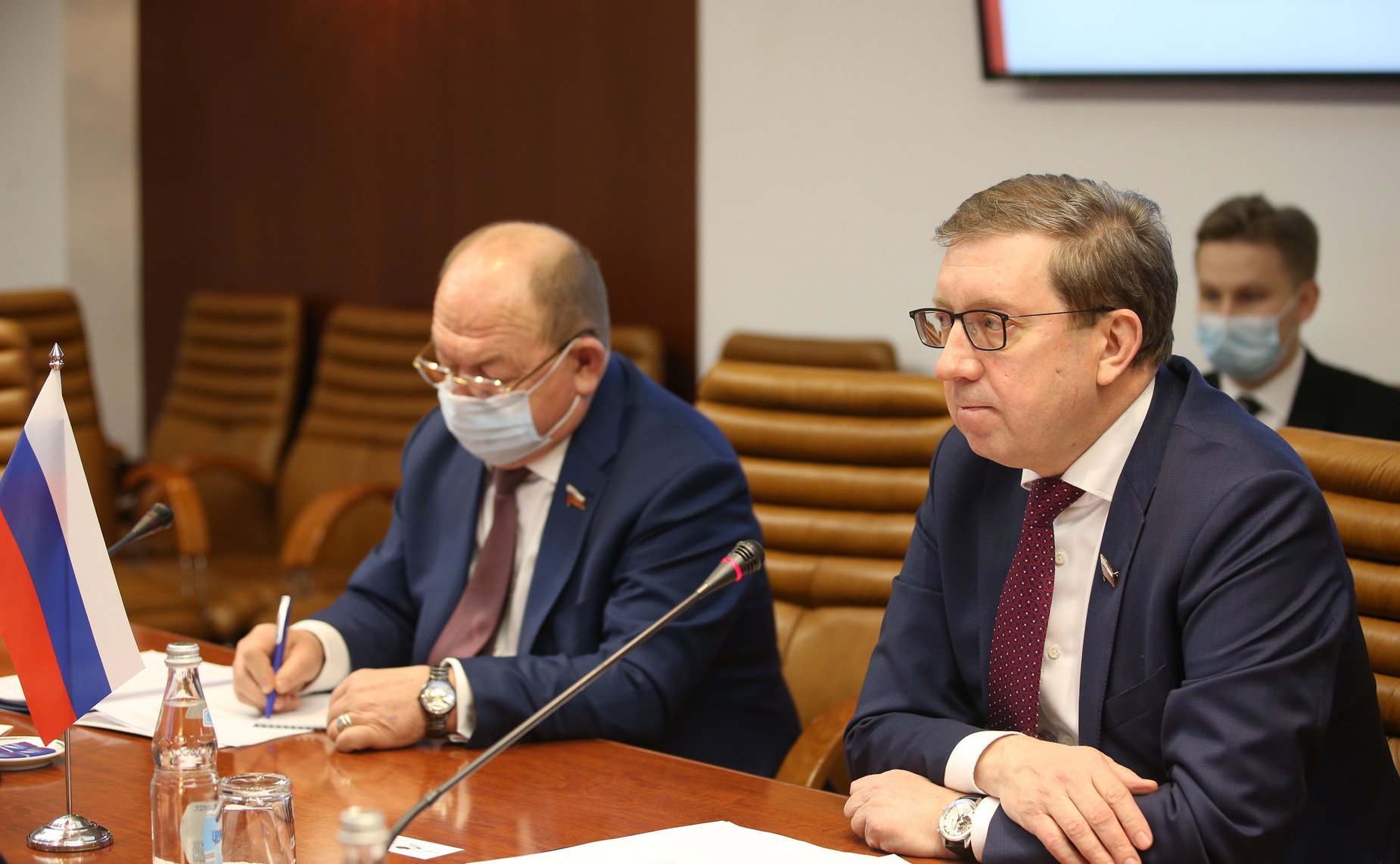 Встреча Алексея Майорова с председателем Комиссии по сельскому хозяйству, водным и природным ресурсам Собрания Исламского Совета Исламской Республики Иран Сайедом Джавадом Садати Нежадом