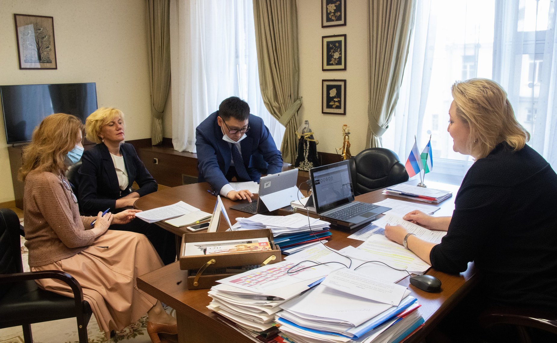 Л. Гумерова приняла участие в защите проектов финалистов XVII Всероссийского конкурса «Моя страна – моя Россия»