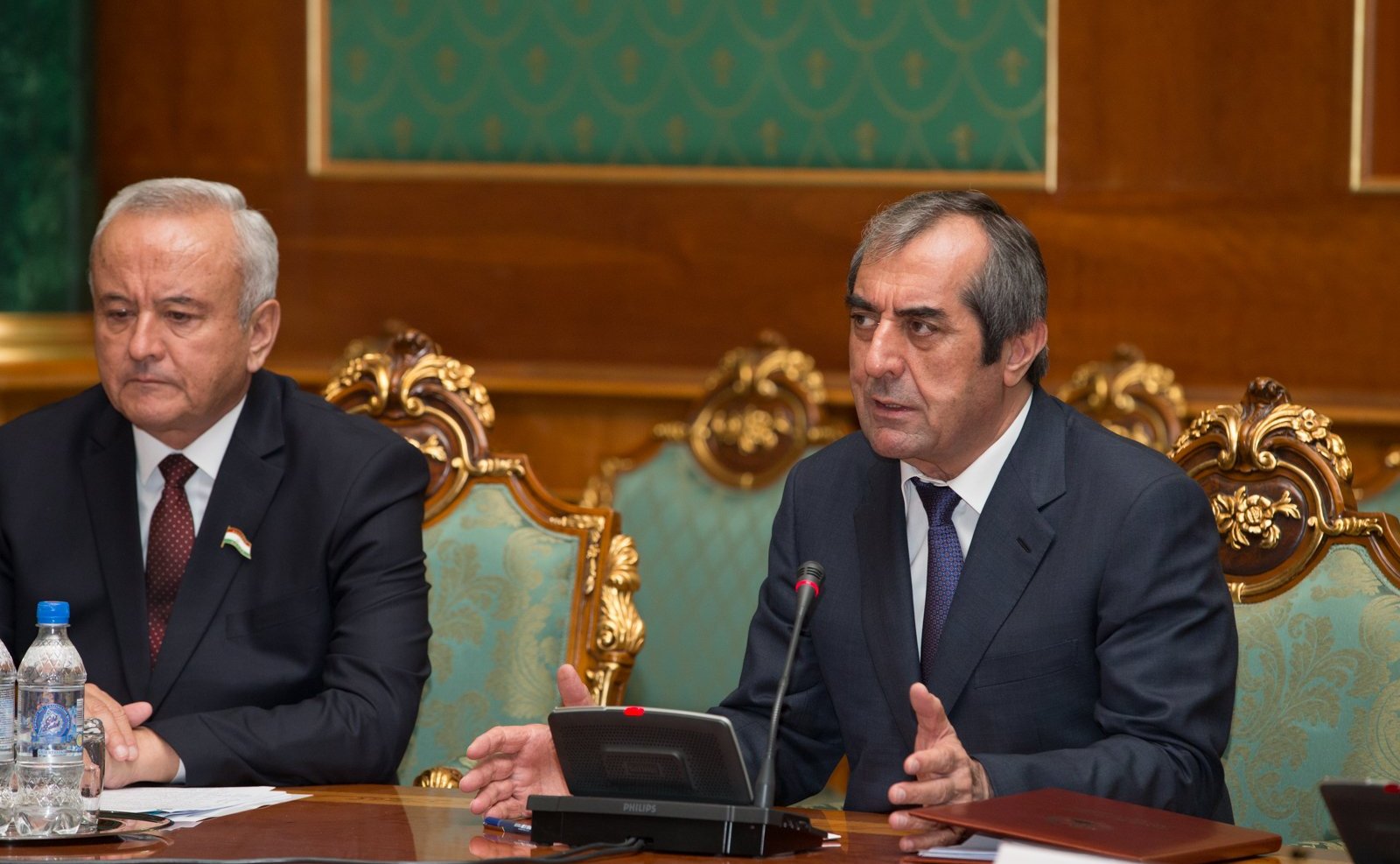 Председатель Маджлиси милли Таджикистана М. Убайдуллоев