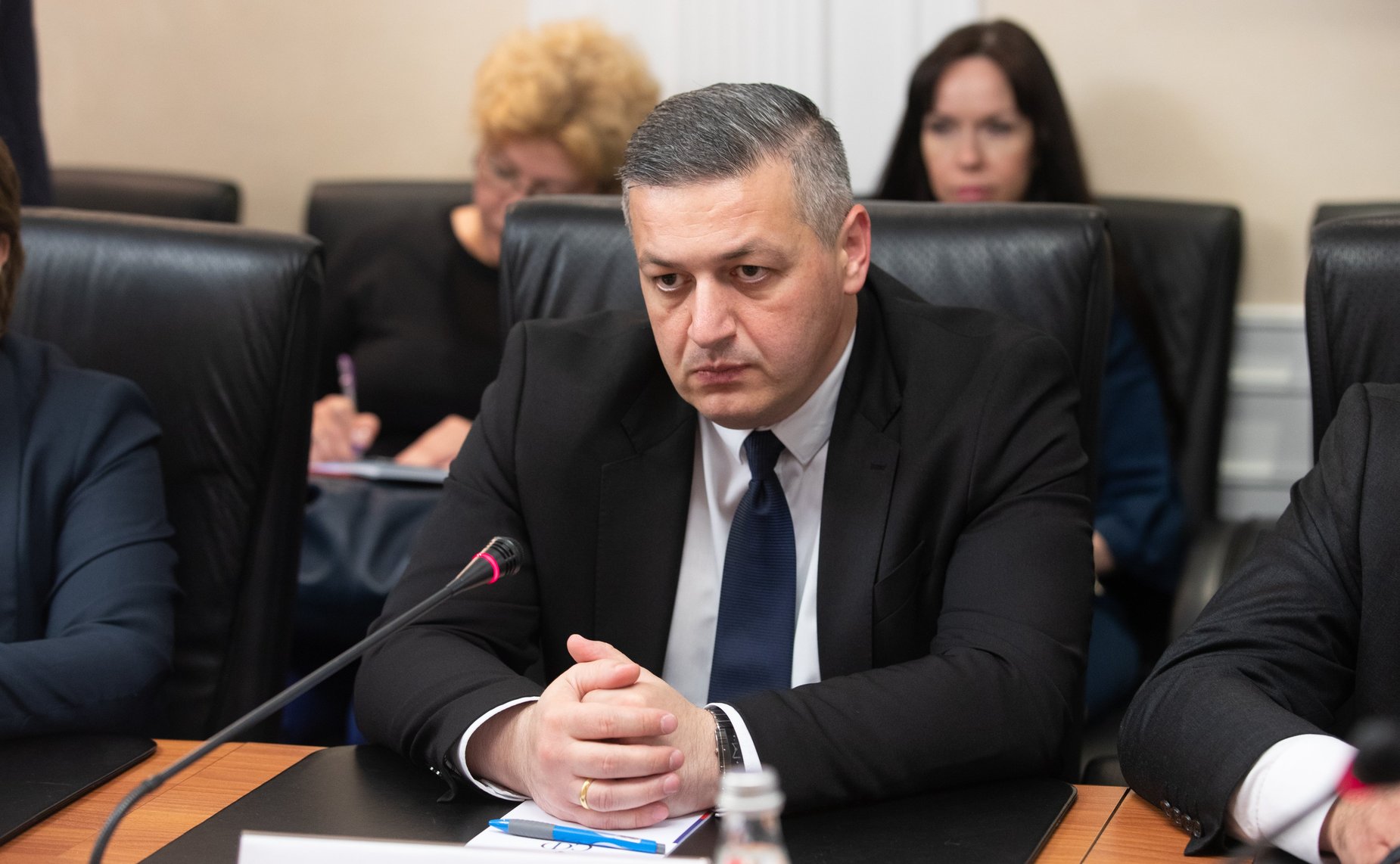 Встреча Константина Косачева с руководителем фракции «Альянс патриотов Грузии» Парламента Грузии Г. Ломия