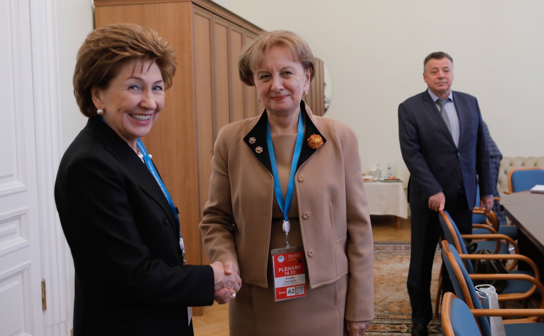 Встреча заместителя Председателя СФ Галины Кареловой с депутатом Парламента Республики Молдова Зинаидой Гречаный