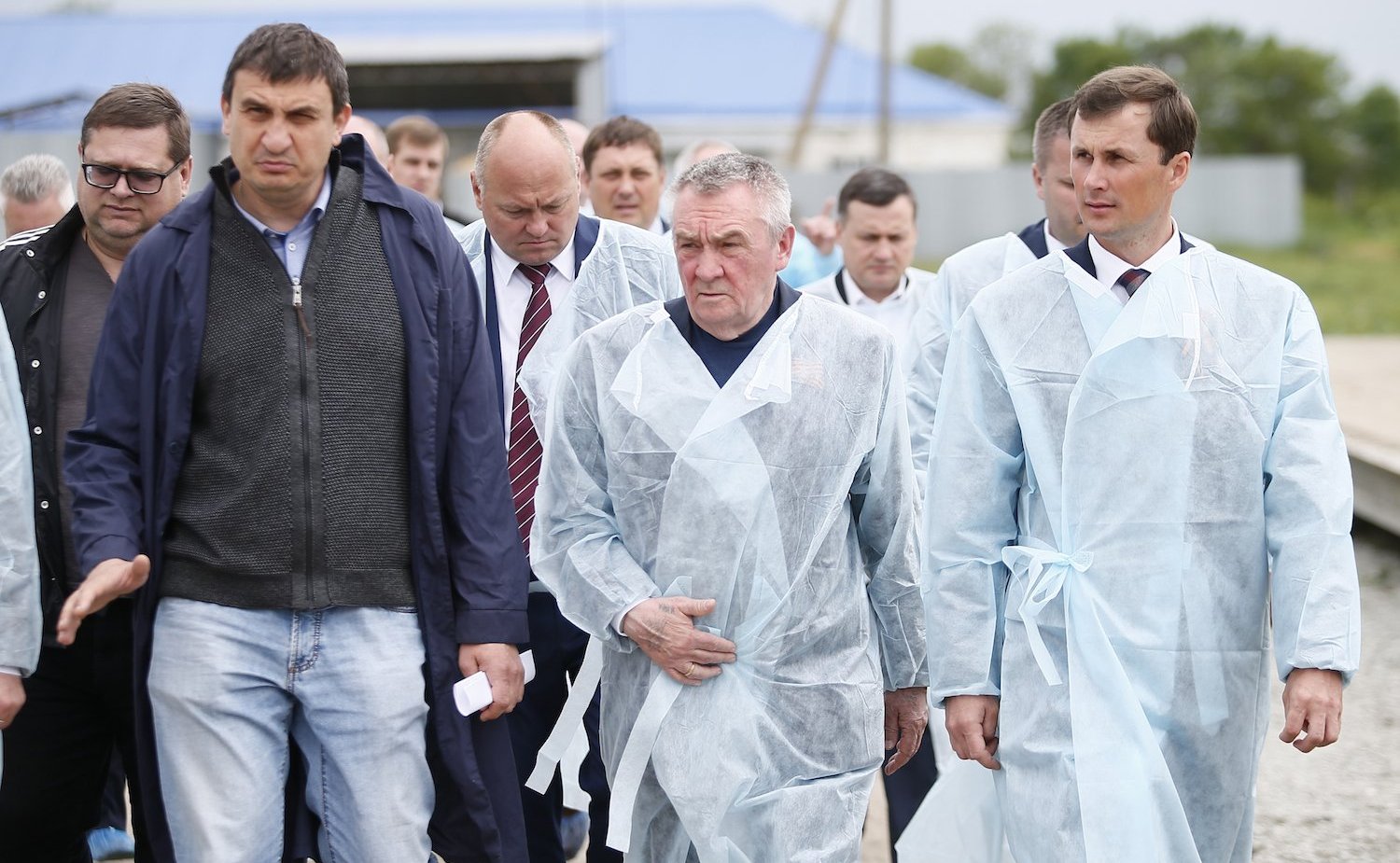 Владимир Бекетов посетил сельхозкооператив «Ферма настоящих продуктов», расположенный в станице Анастасиевской Славянского района